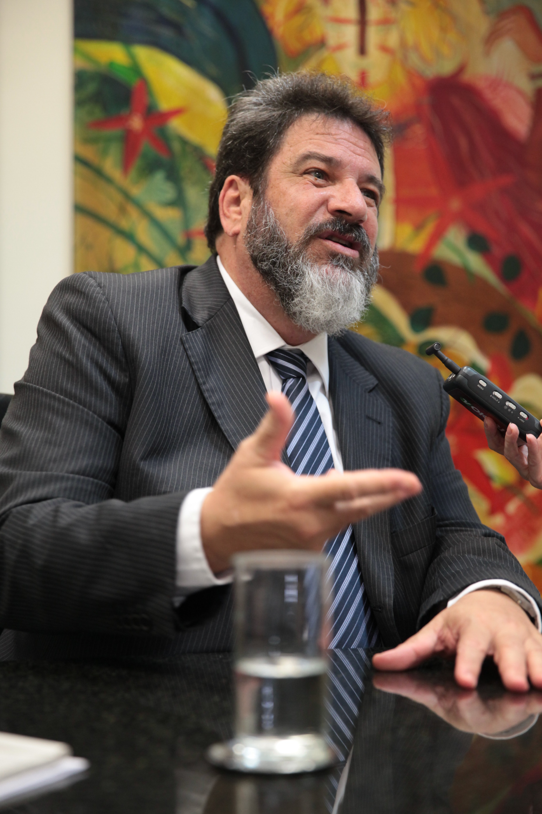 Coletiva com Mário Sérgio Cortella - Foto: Lucas Gabriel Diniz