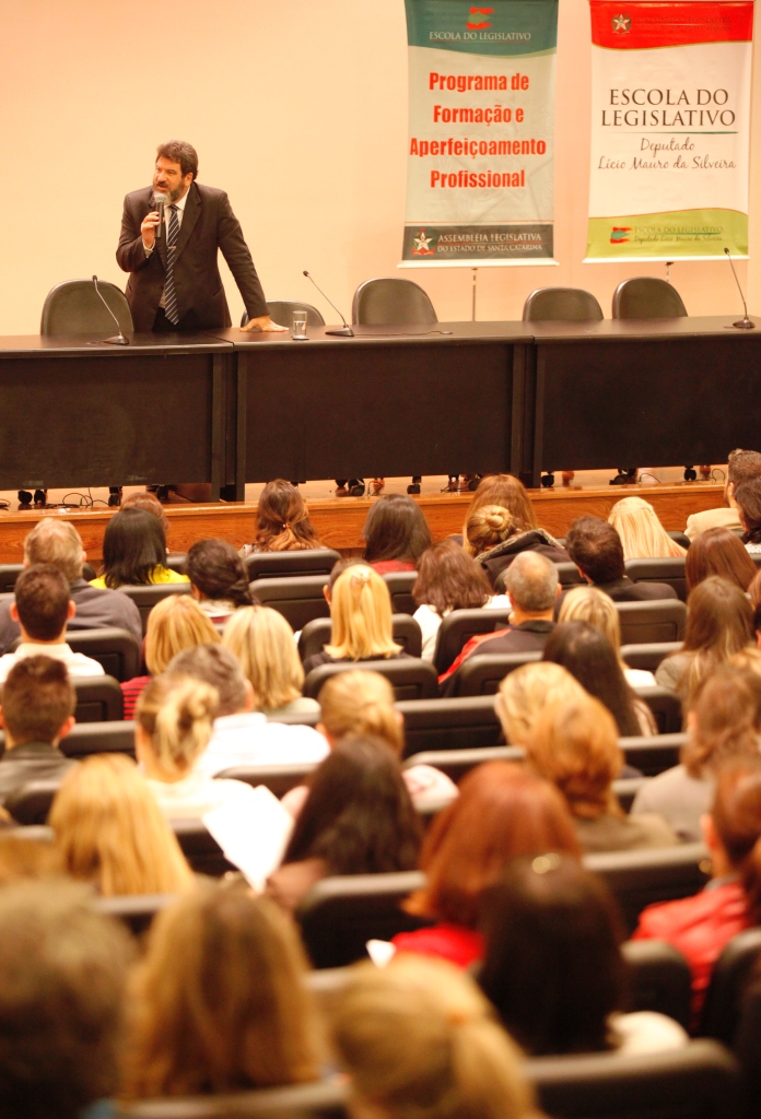 Palestra Mario Sergio Cortella   Foto Carlos Kilian/Agencia AL