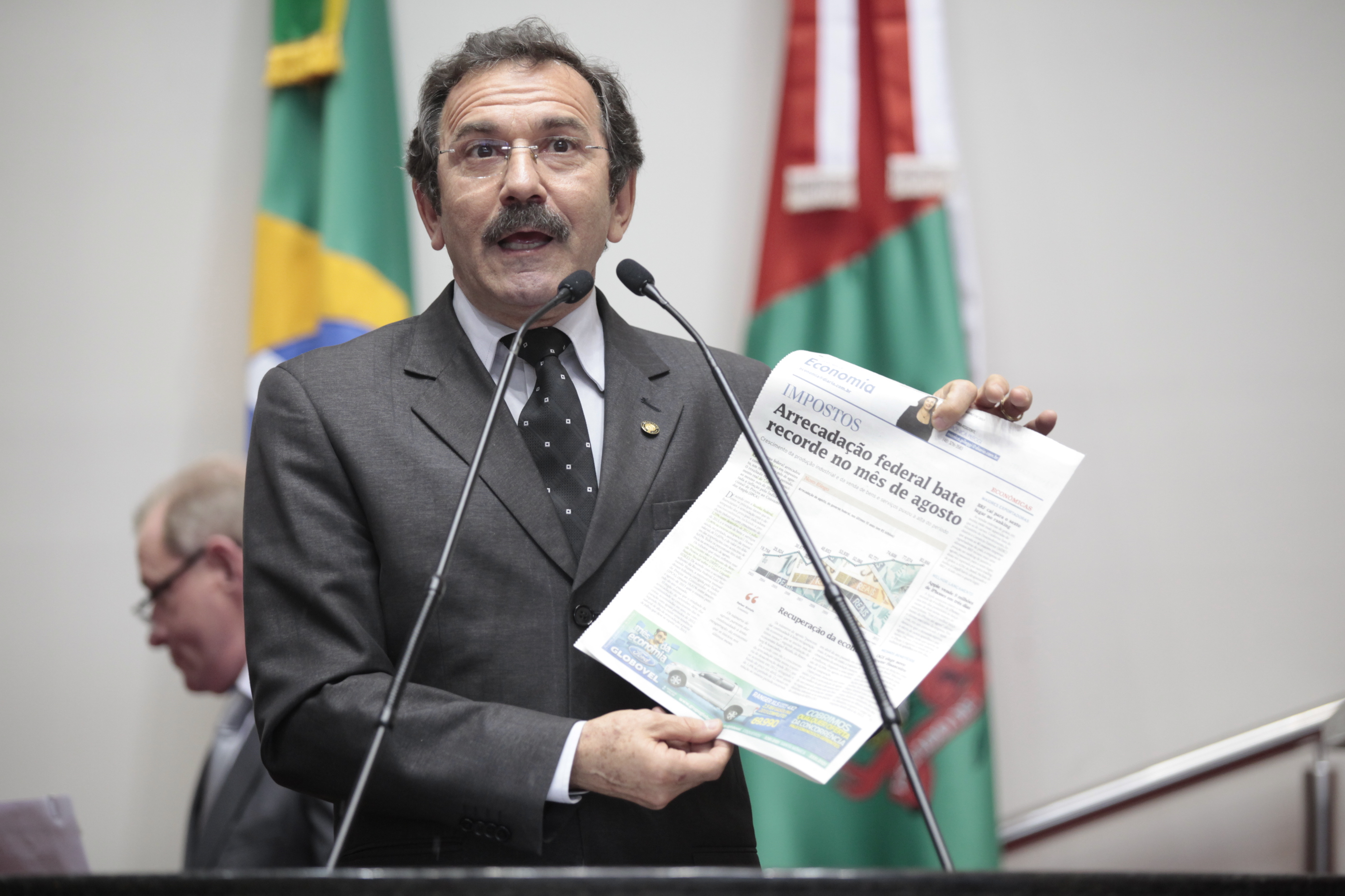 Deputado Serafim Venzon - Foto: Carlos Kilian / Agência AL