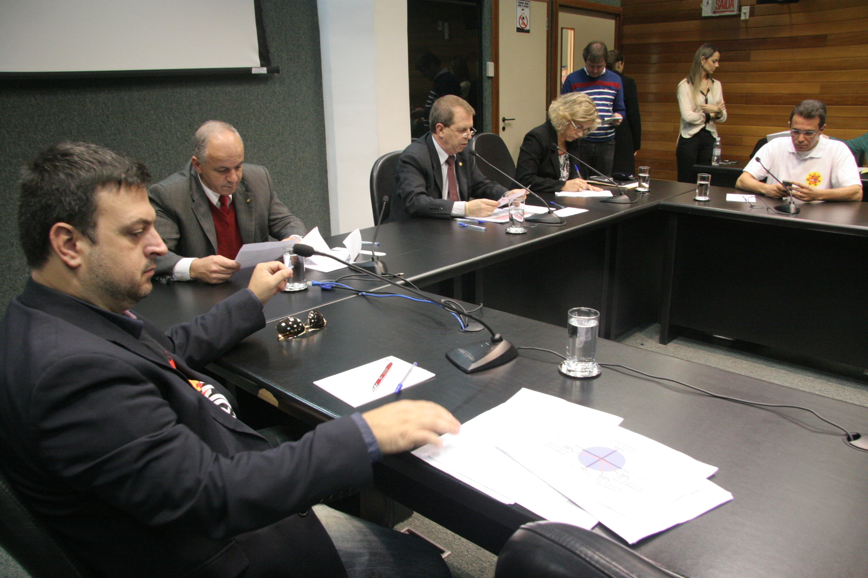 Reunião da Comissão de Segurança Pública e Comissão de Pesca e Aquicultura. Foto: Eduardo Guedes de Oliveira/Agência AL