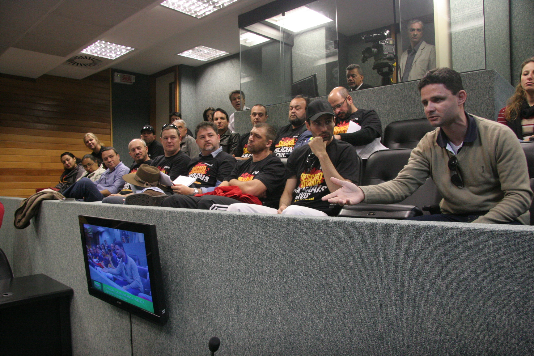 Reunião da Comissão de Segurança Pública e Comissão de Pesca e Aquicultura. Foto: Eduardo Guedes de Oliveira/Agência AL