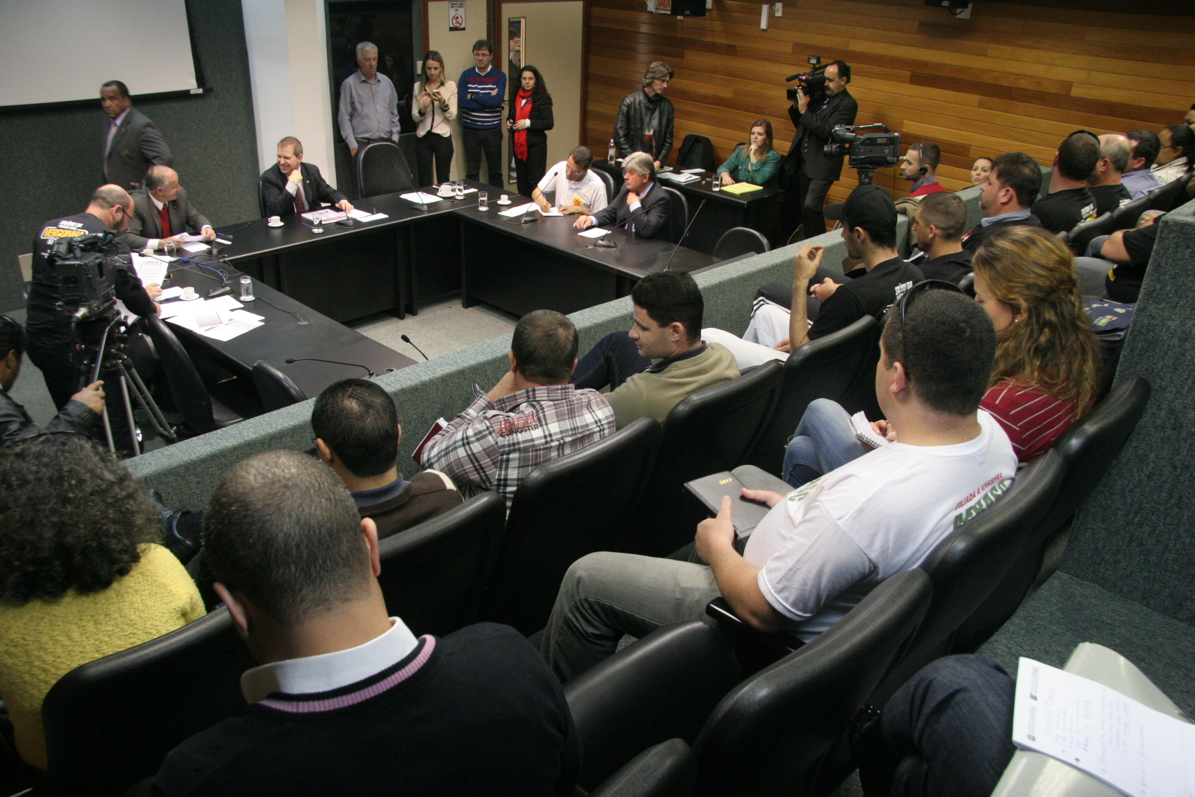 Reunião da Comissão de Segurança Pública e Comissão de Pesca e Aquicultura. Foto: Eduardo Guedes de Oliveira/Agência AL