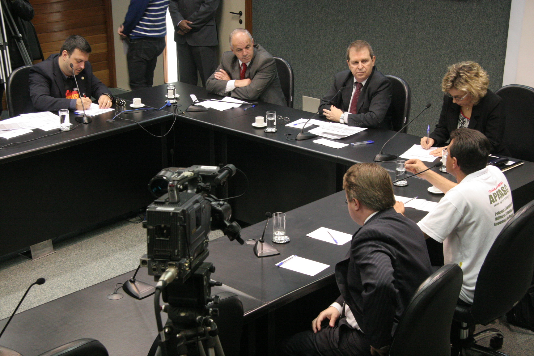 Reunião da Comissão de Segurança Pública e Comissão de Pesca e Aquicultura. Foto: Eduardo Guedes de Oliveira/Agência AL