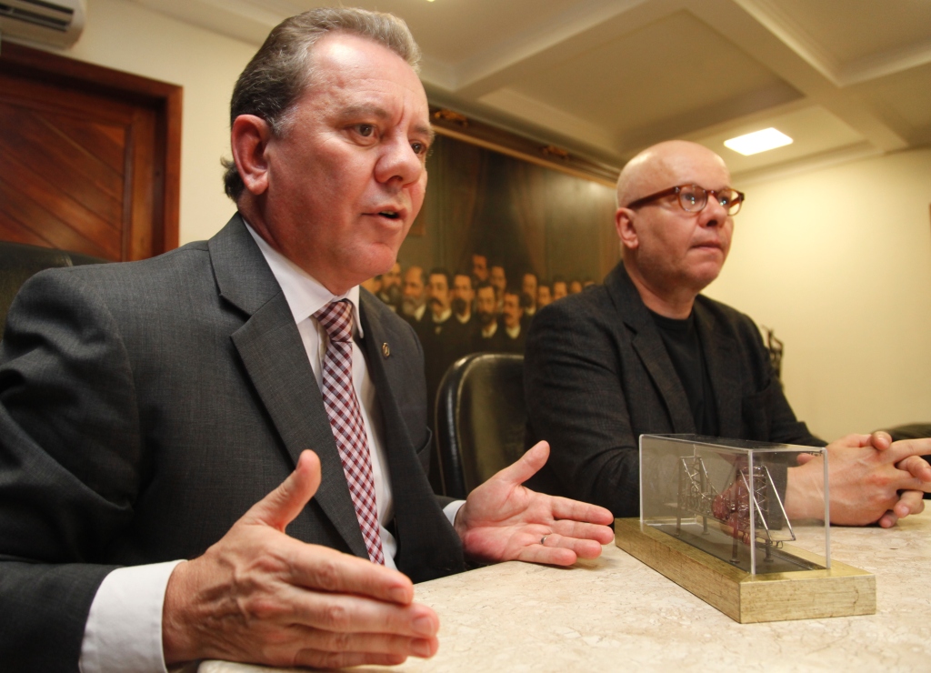 Coletiva Marcelo Tas  Encontros com Assembléia   Foto Carlos Kilian/ Agência AL
