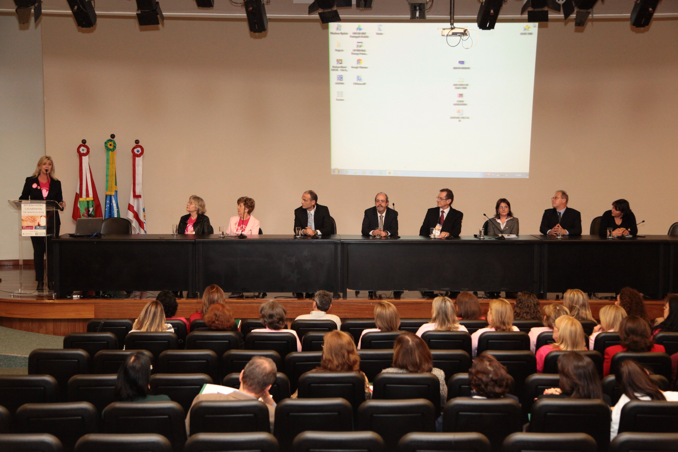 Abertura do XVI Encontro da Escola Catarinense de Mastologia