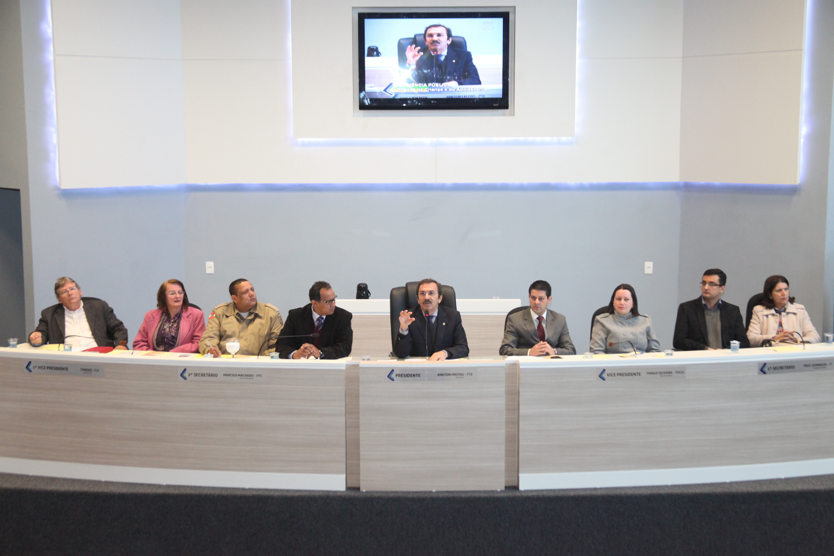 Audiência Pública a fim de discutir o tema: Adolescentes em conflito com a lei e medidas socioeducativas. Como a FIA (Fundo da Infância e Adolescência) pode ajudar a solucionar o problema. Foto: Fábio Queiroz/Agência AL