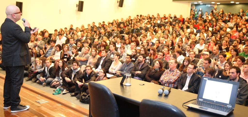 Encontros com a Assembleia Palestra Redes Sociais com Marcelo Tas            Foto Carlos Kilian/Agencia AL