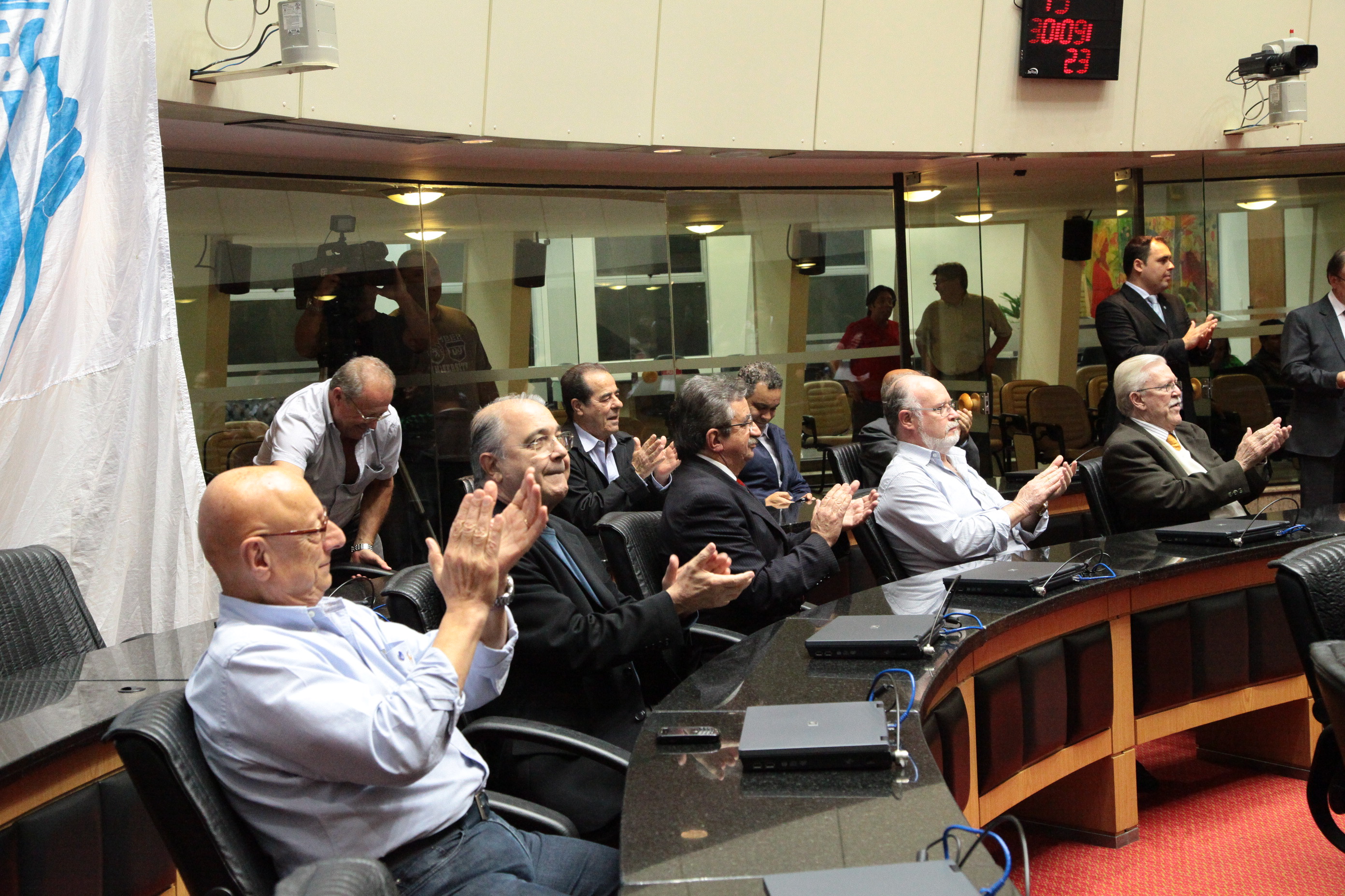 Assembleia Legislativa homenageia Avaí Futebol Clube. Foto: Jonas Lemos Campos/Agência AL
