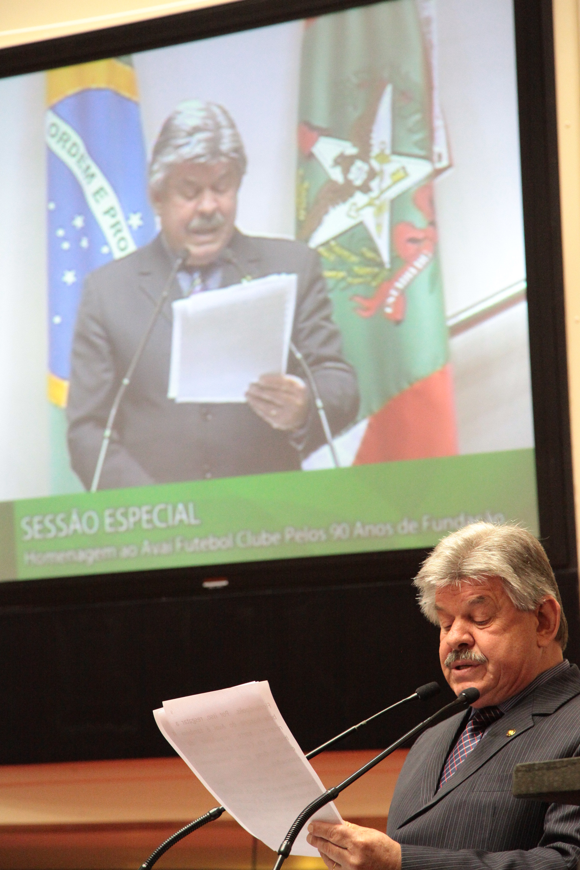 Assembleia Legislativa homenageia Avaí Futebol Clube. Foto: Jonas Lemos Campos/Agência AL
