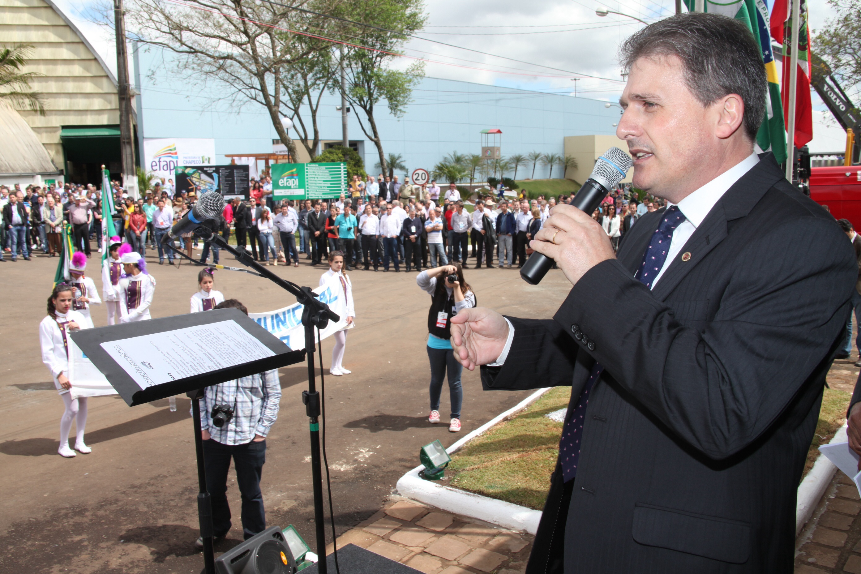 Abertura Efapi 2013. Foto: Fábio Queiroz / Agência Alesc