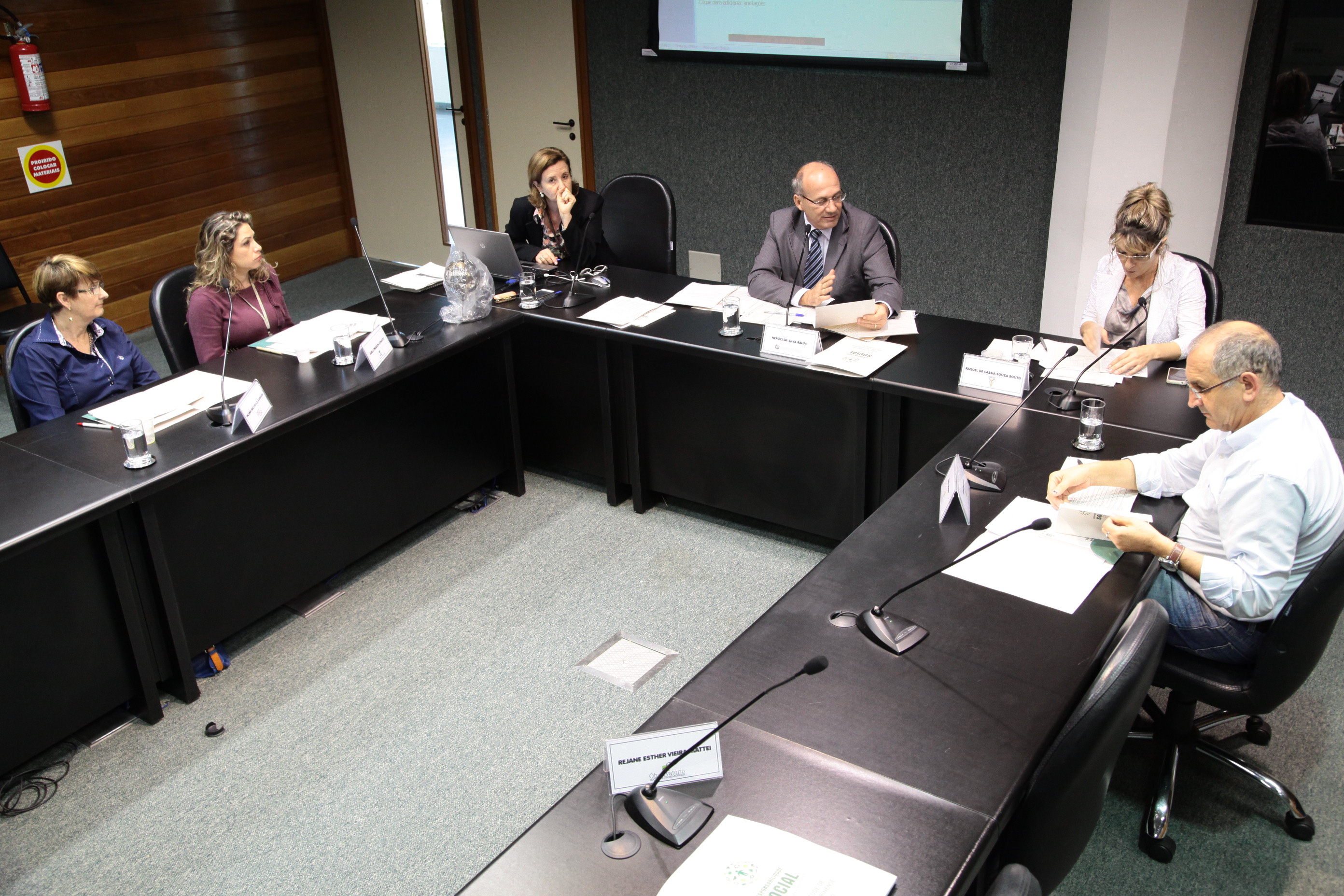 Reunião da Comissão Mista de Responsabilidade Social. Foto: Miriam Zomer/ Agência AL