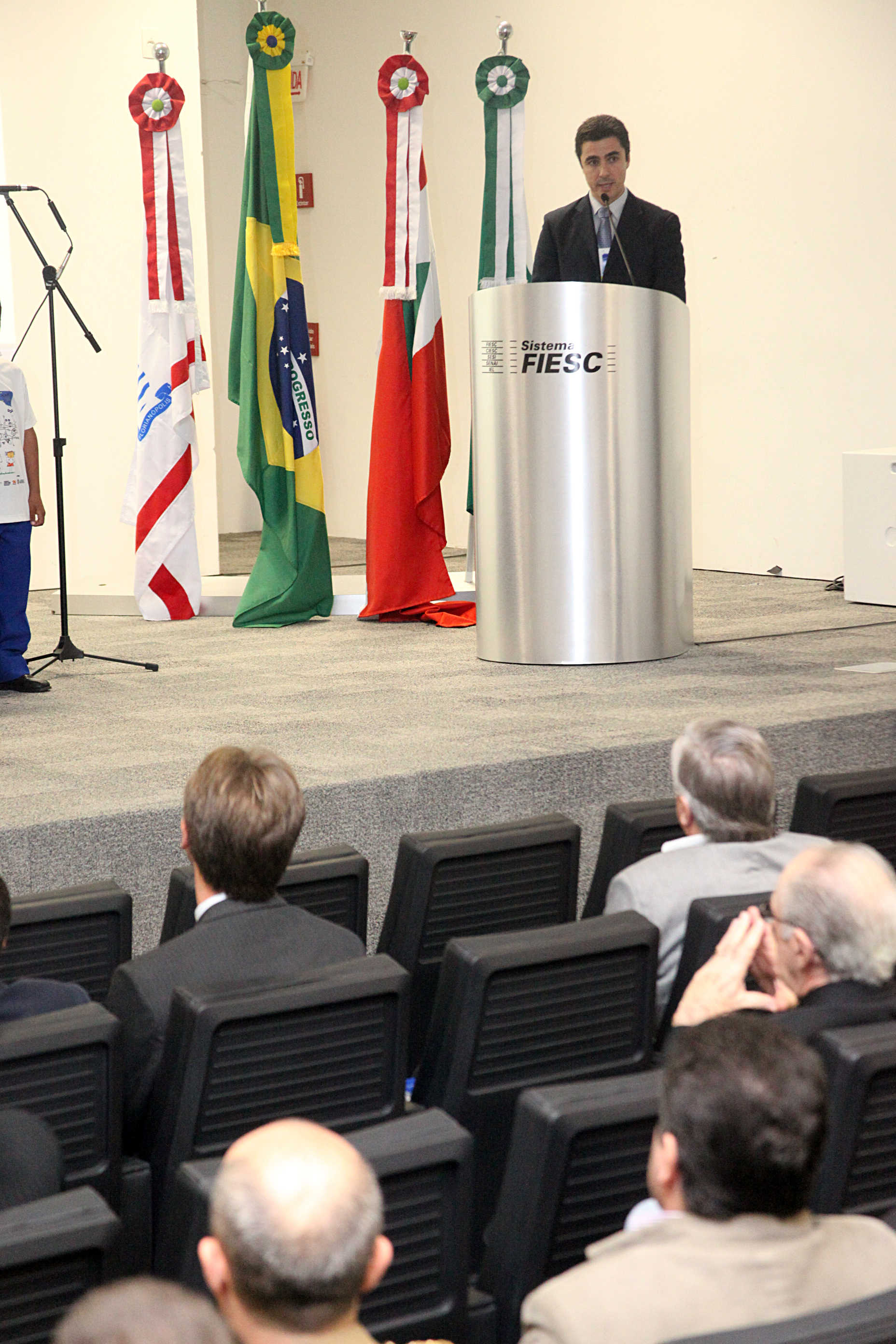 Adriano Pereira. Palestra Transparência Pública - Fiesc. Foto: Fábio Queiroz