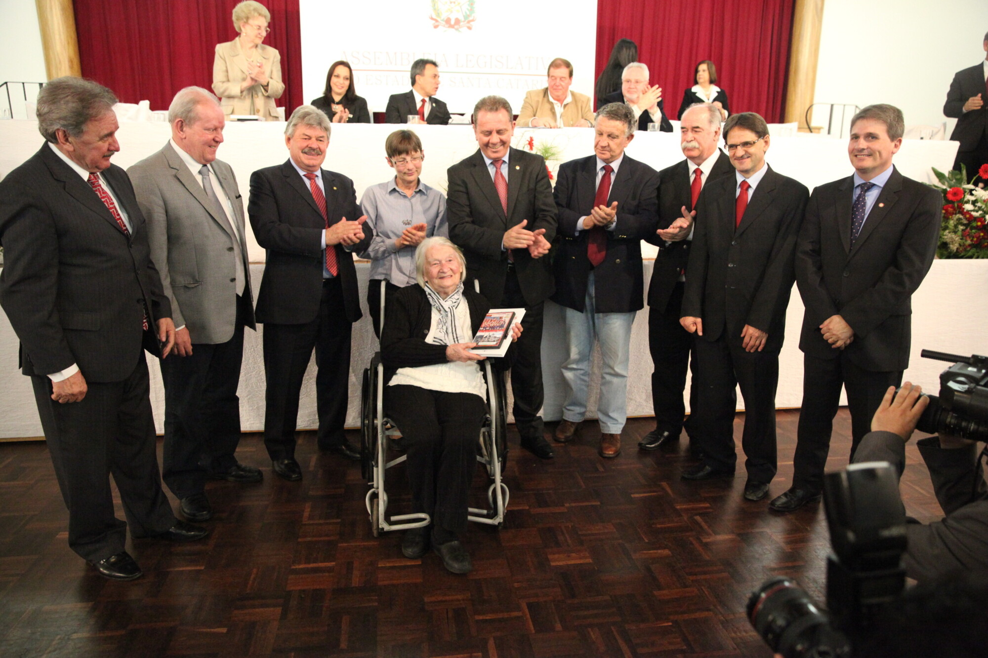 Sessão Solene - Homenagem a 80 anos da fundação de Treze Tílias - Foto: Lucas Gabriel Diniz