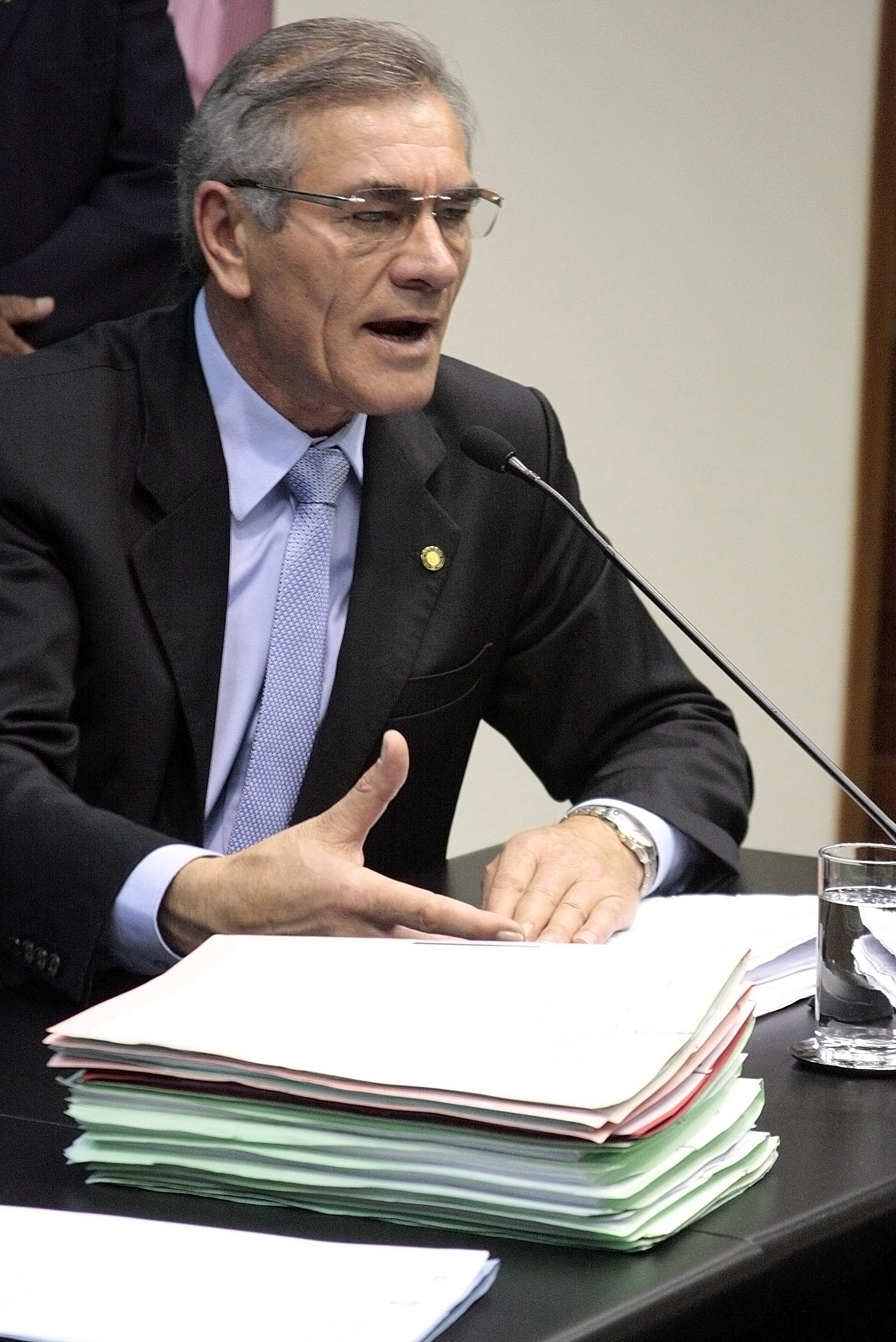 Deputado Silvio Dreveck (PP). Reunião da Comissão de Constituição e Justiça. Foto: Fábio Queiroz / Agência AL