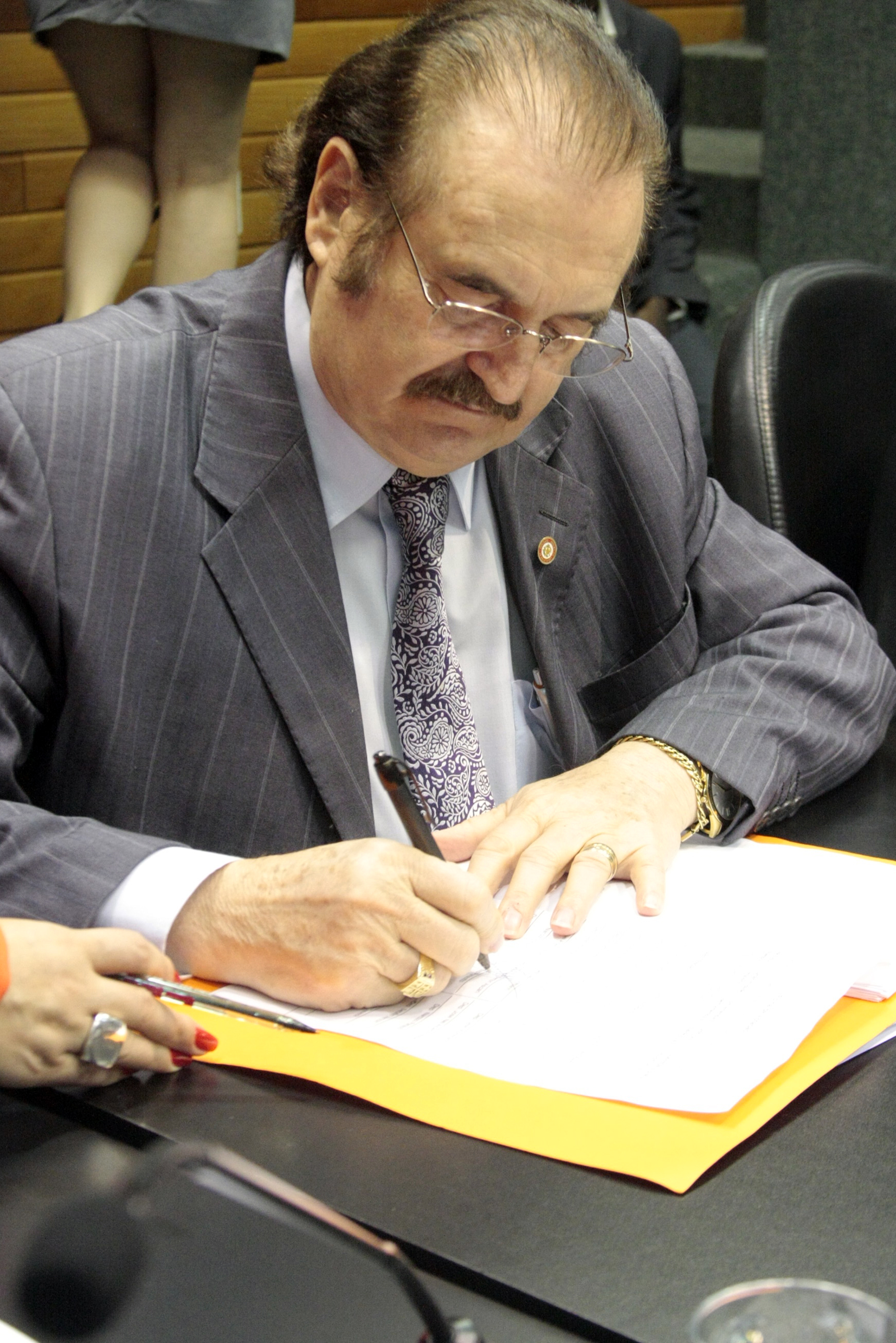 Deputado Narcizo Parisotto (DEM). Reunião da Comissão de Constituição e Justiça. Foto: Fábio Queiroz / Agência AL