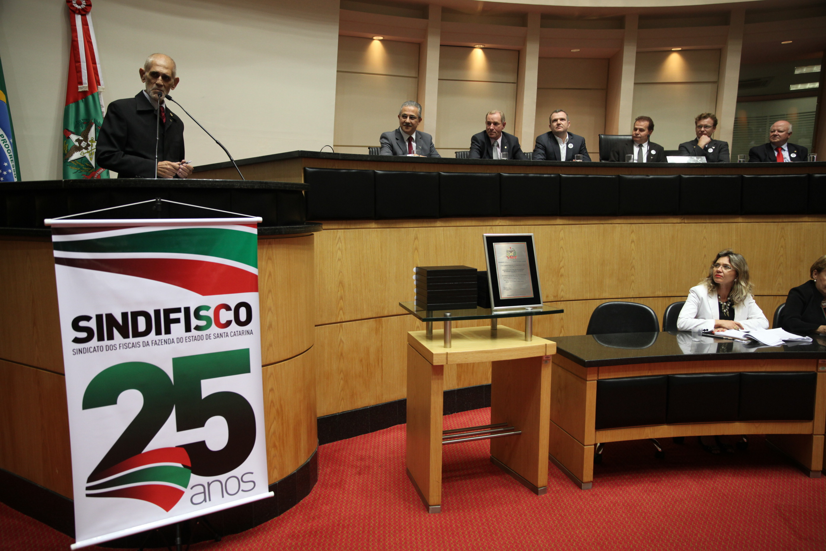 Homenagem ao Sindicato dos Fiscais da Fazenda - Foto: Lucas Gabriel Diniz / Agencia AL