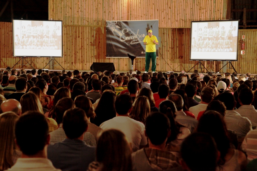 Encontros com a Assembleia  em Campos Novos   Palestra Obstinação  com  Oscar Schmidt   Foto Carlos Kilian/Agencia AL