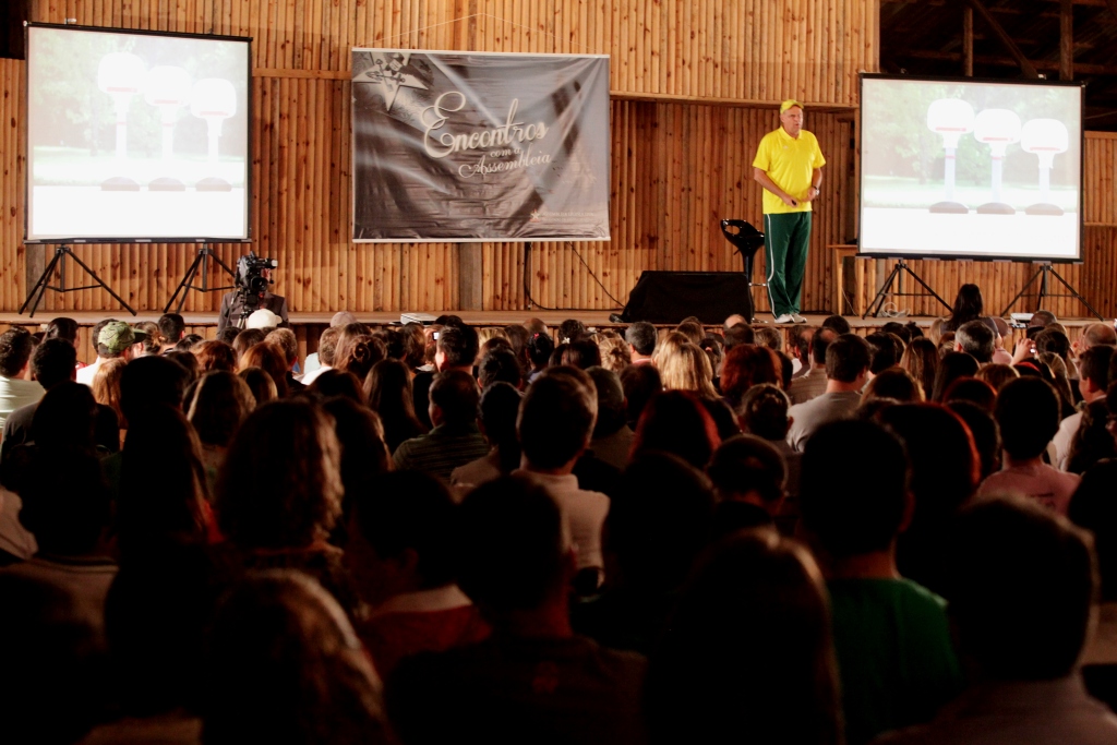 Encontros com a Assembleia  em Campos Novos   Palestra Obstinação  com  Oscar Schmidt   Foto Carlos Kilian/Agencia AL
