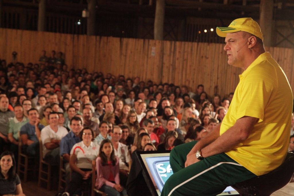 Encontros com a Assembleia  em Campos Novos   Palestra Obstinação  com  Oscar Schmidt   Foto Carlos Kilian/Agencia AL