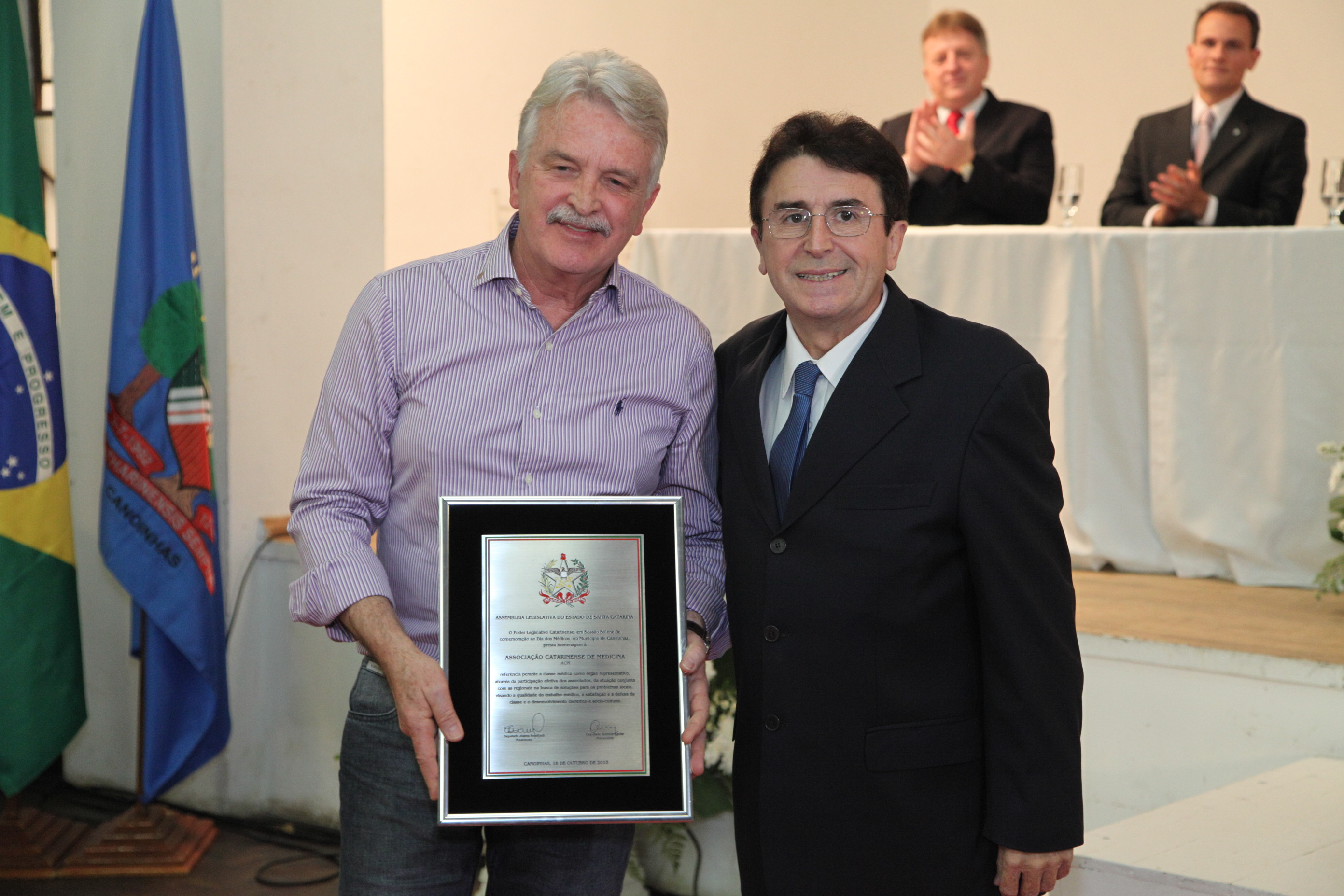 Sessão Solena em Homenagem ao Dia do Médico em Canoinhas