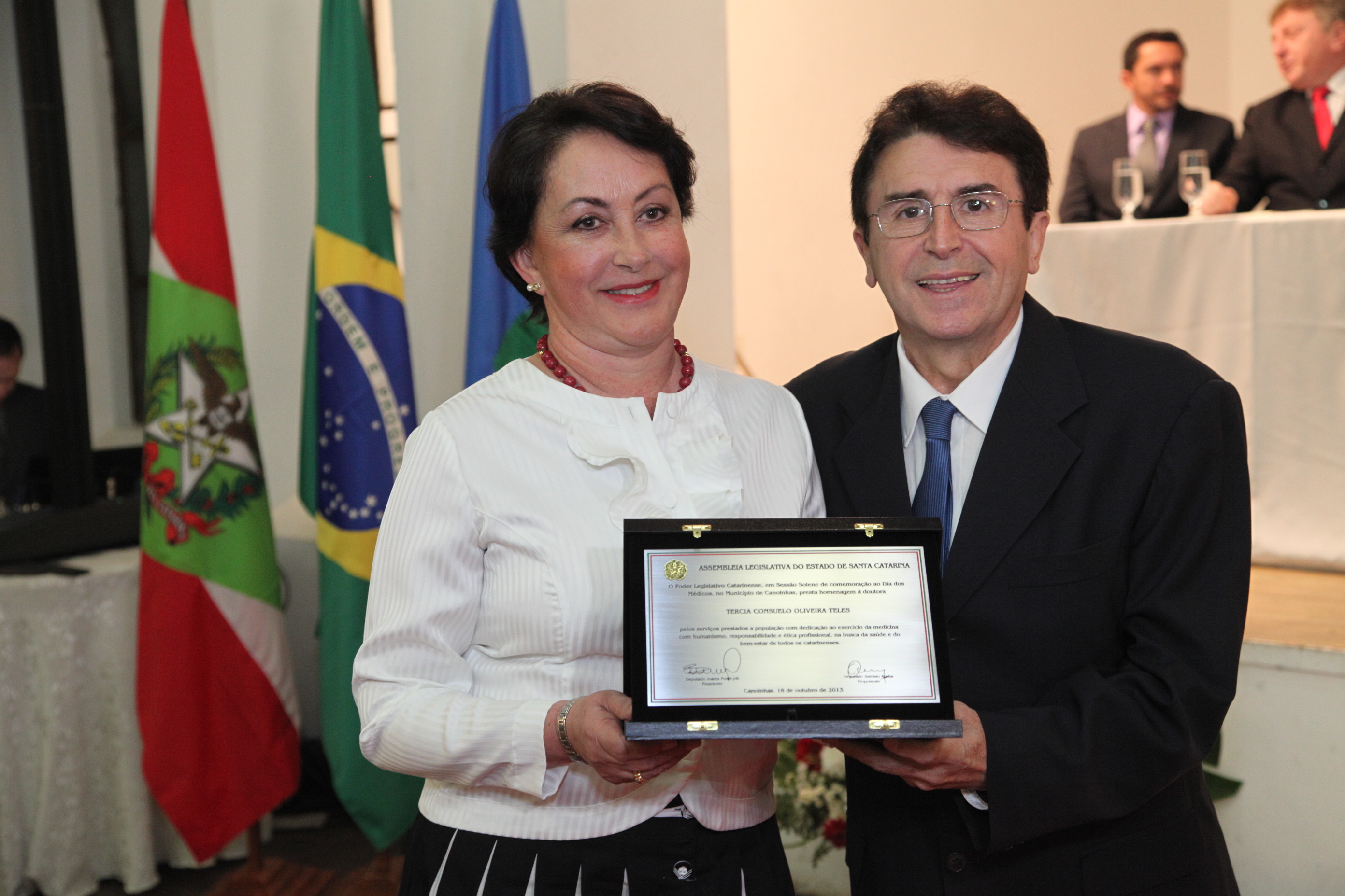 Sessão Solena em Homenagem ao Dia do Médico em Canoinhas