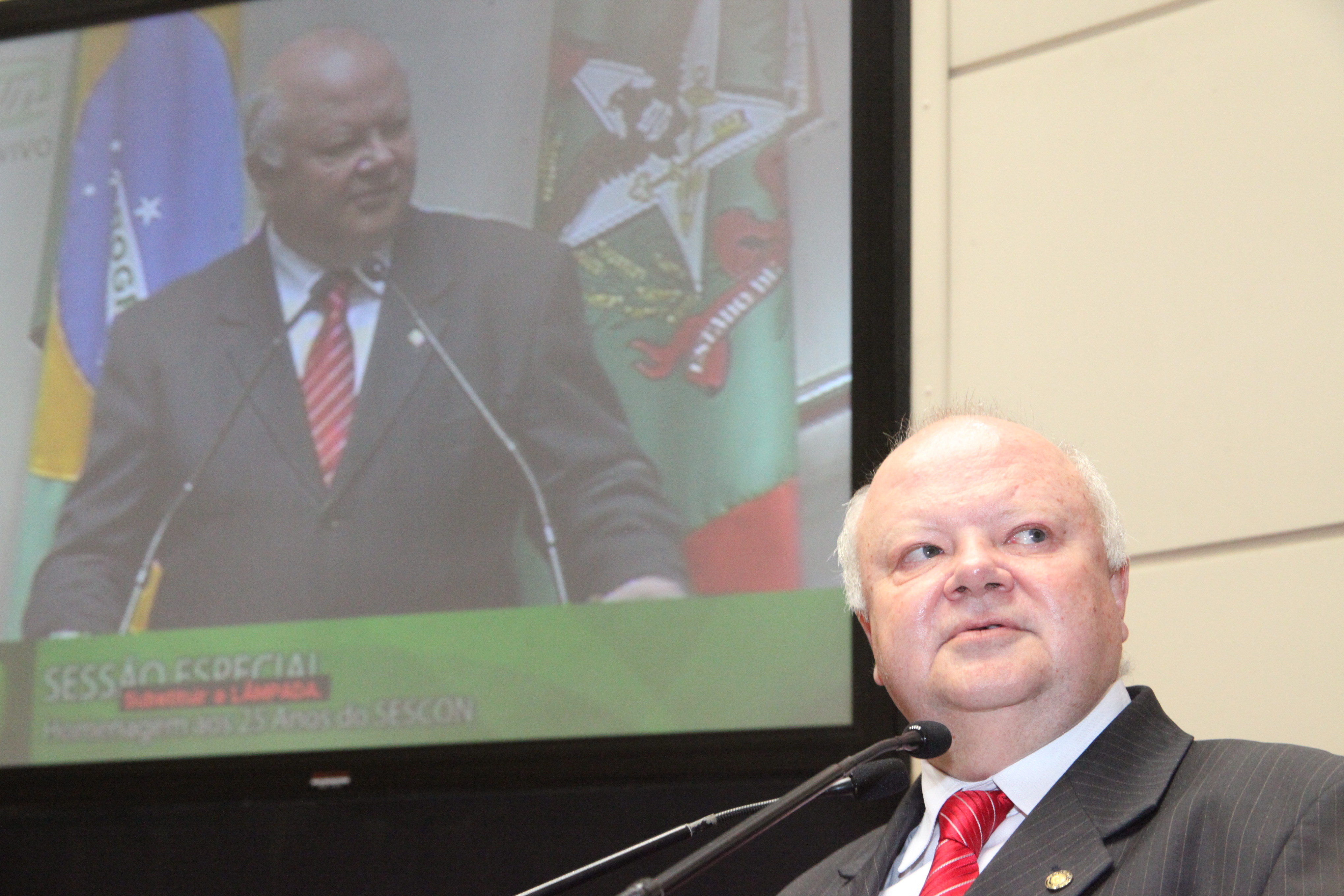 Sessão Especial em homenagem ao SESCON Grande Florianópolis pela passagem dos seus 25 anos. Foto: Fábio Queiroz / Agência AL