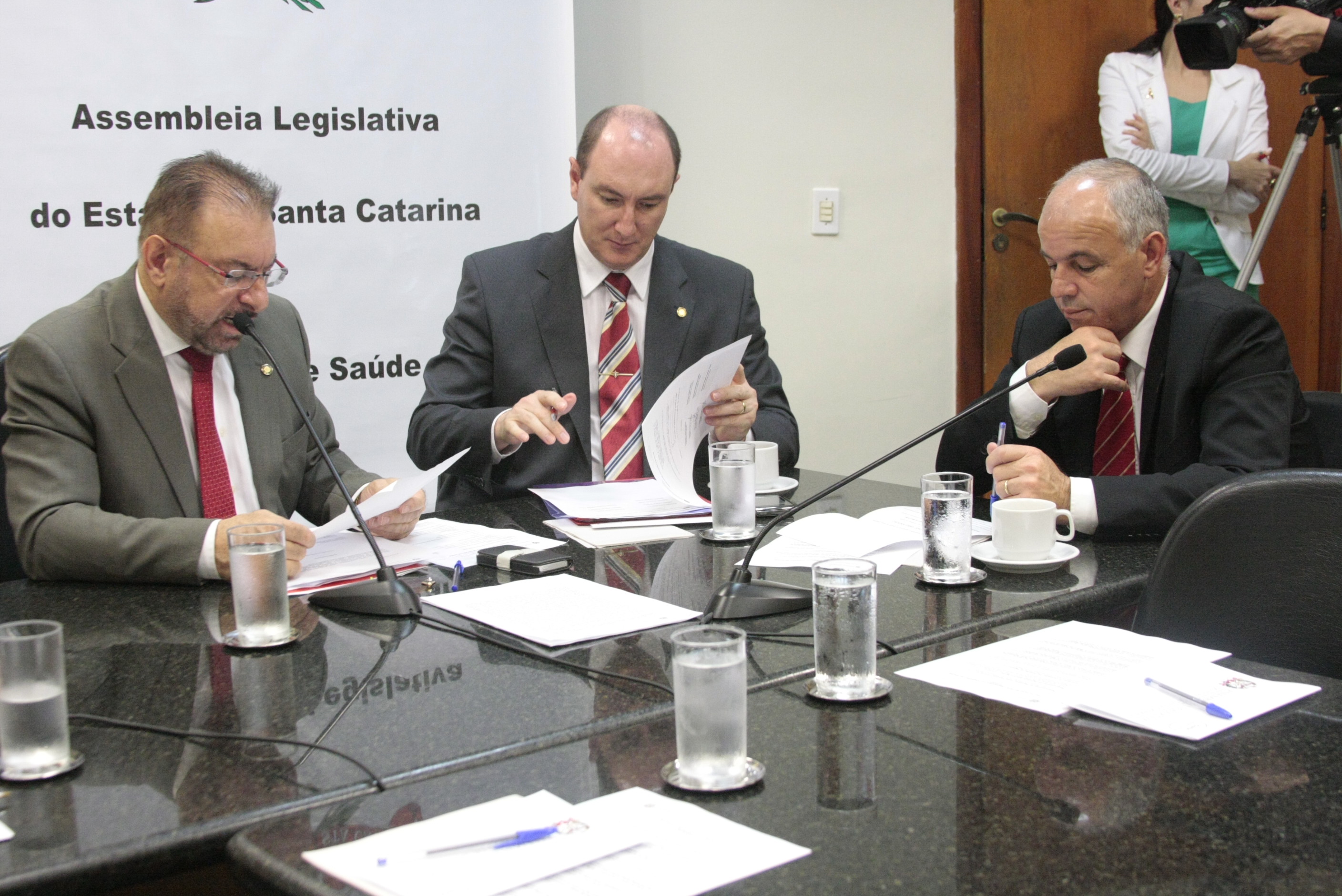 Reunião da Comissão de Saúde. Foto: Fábio Queiroz / Agência AL