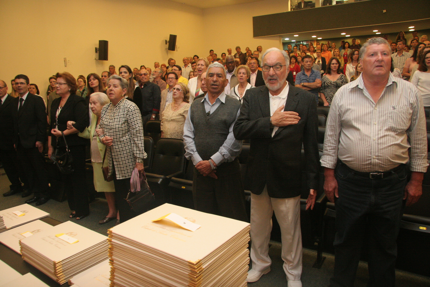 Homenagem Funcionários ALESC - Foto: Eduardo Guedes de Oliveira/ Agência AL