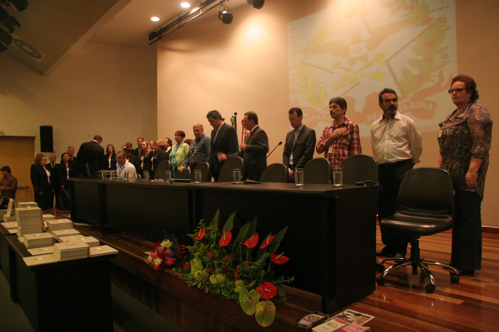 Homenagem Funcionários ALESC - Foto: Eduardo Guedes de Oliveira/ Agência AL