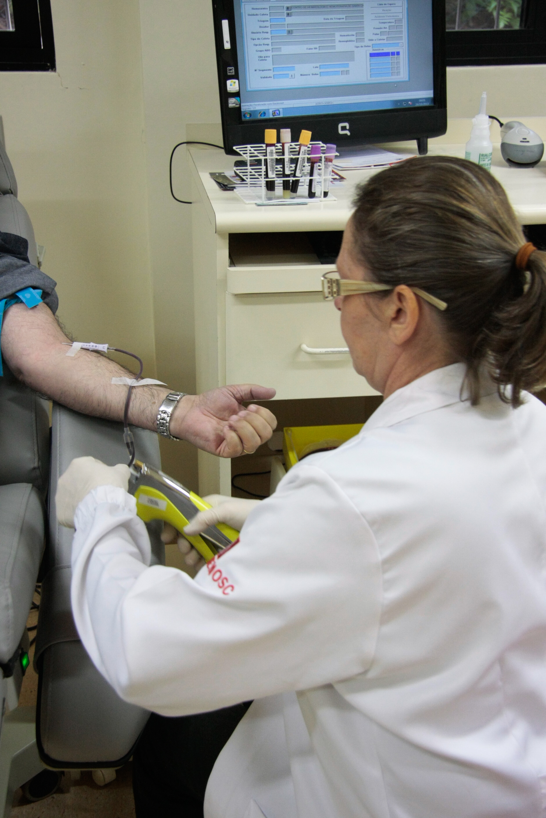 Doação de Sangue dos Funcionários da Alesc - Foto: Juliana Stadnik / Agência AL