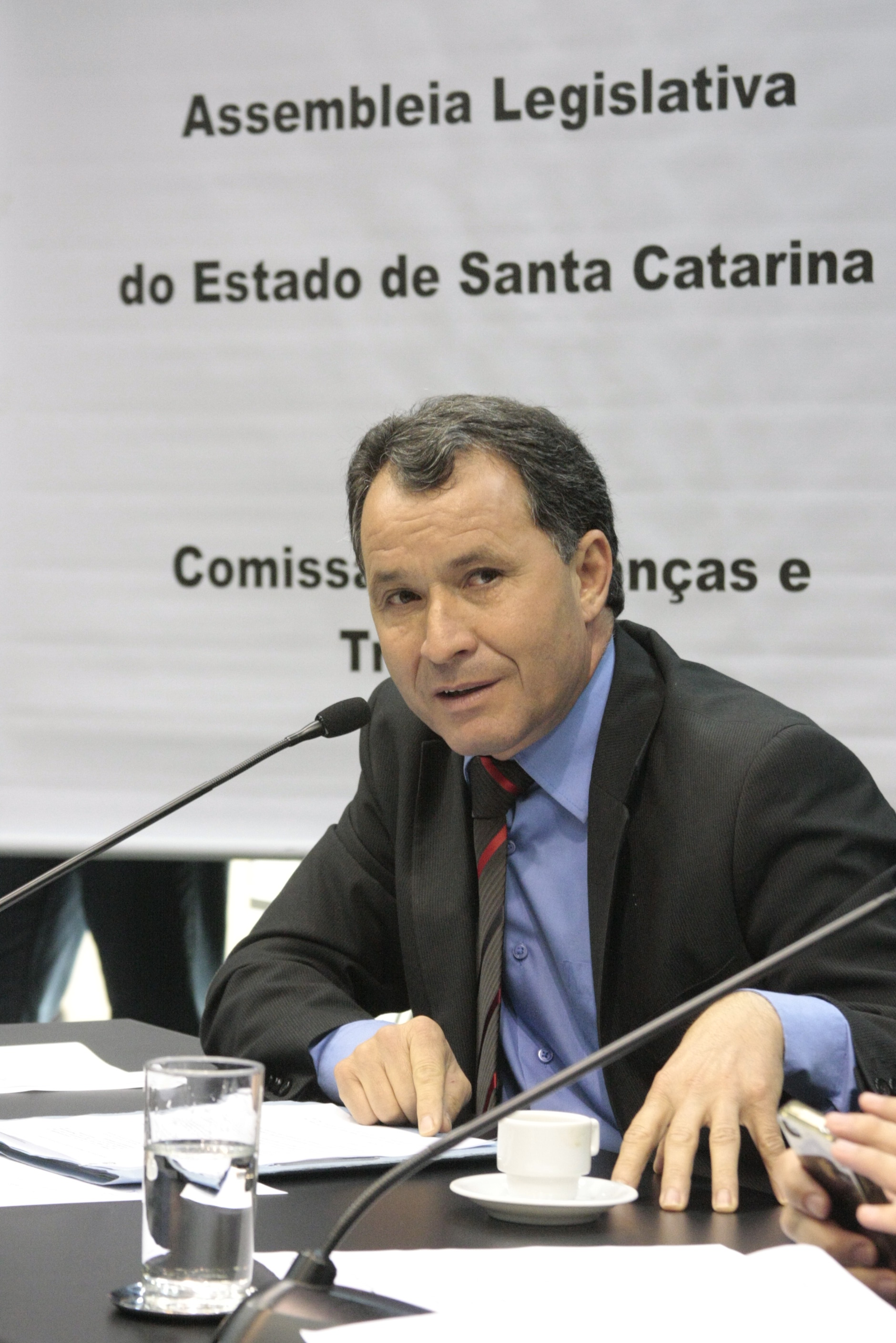 Deputado Darci de Matos (PSD). Comissão de Finanças e Tributação. Foto: Fábio Queiroz / Agência AL