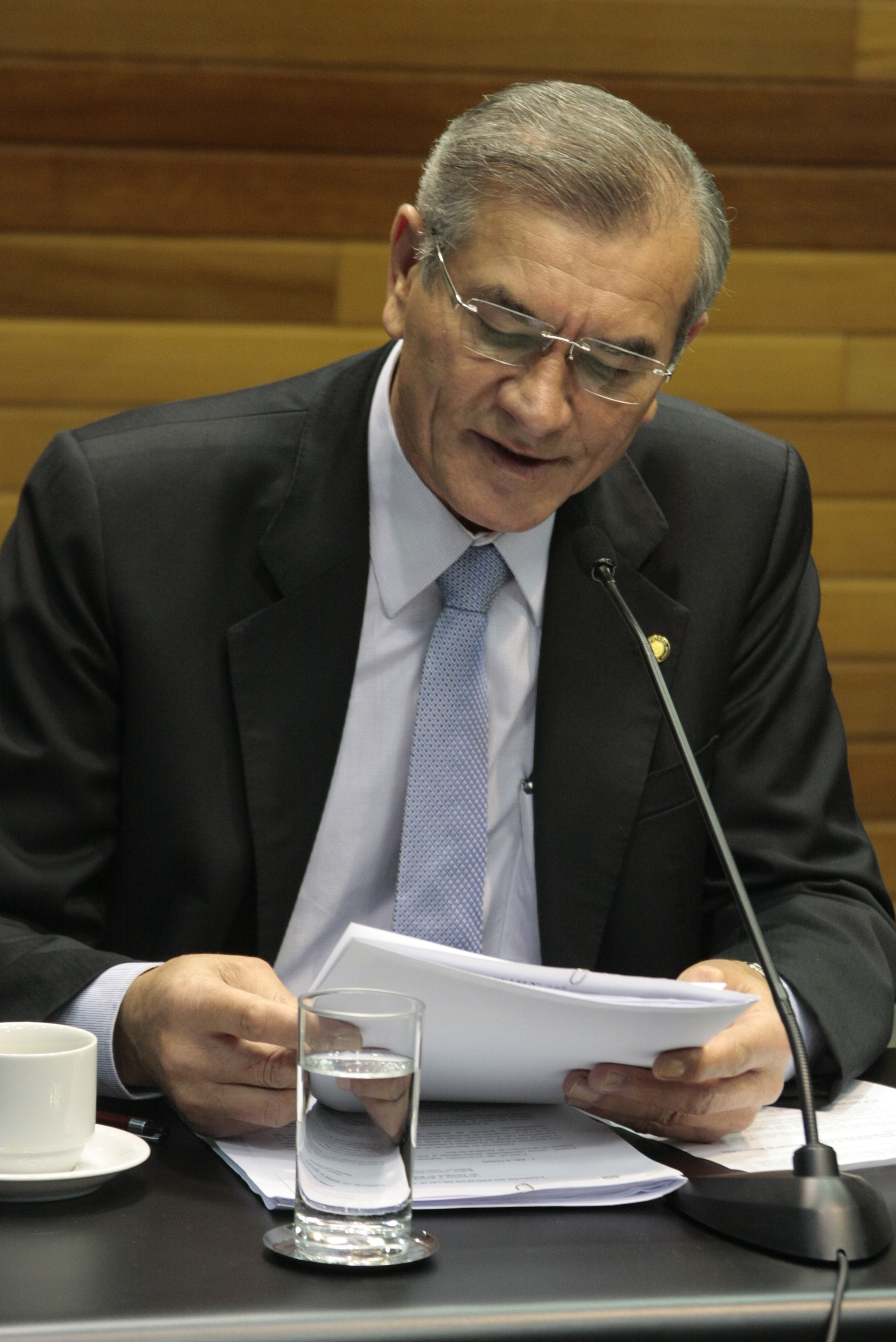Deputado Silvio Dreveck (PP). Comissão de Finanças e Tributação. Foto: Fábio Queiroz / Agência AL