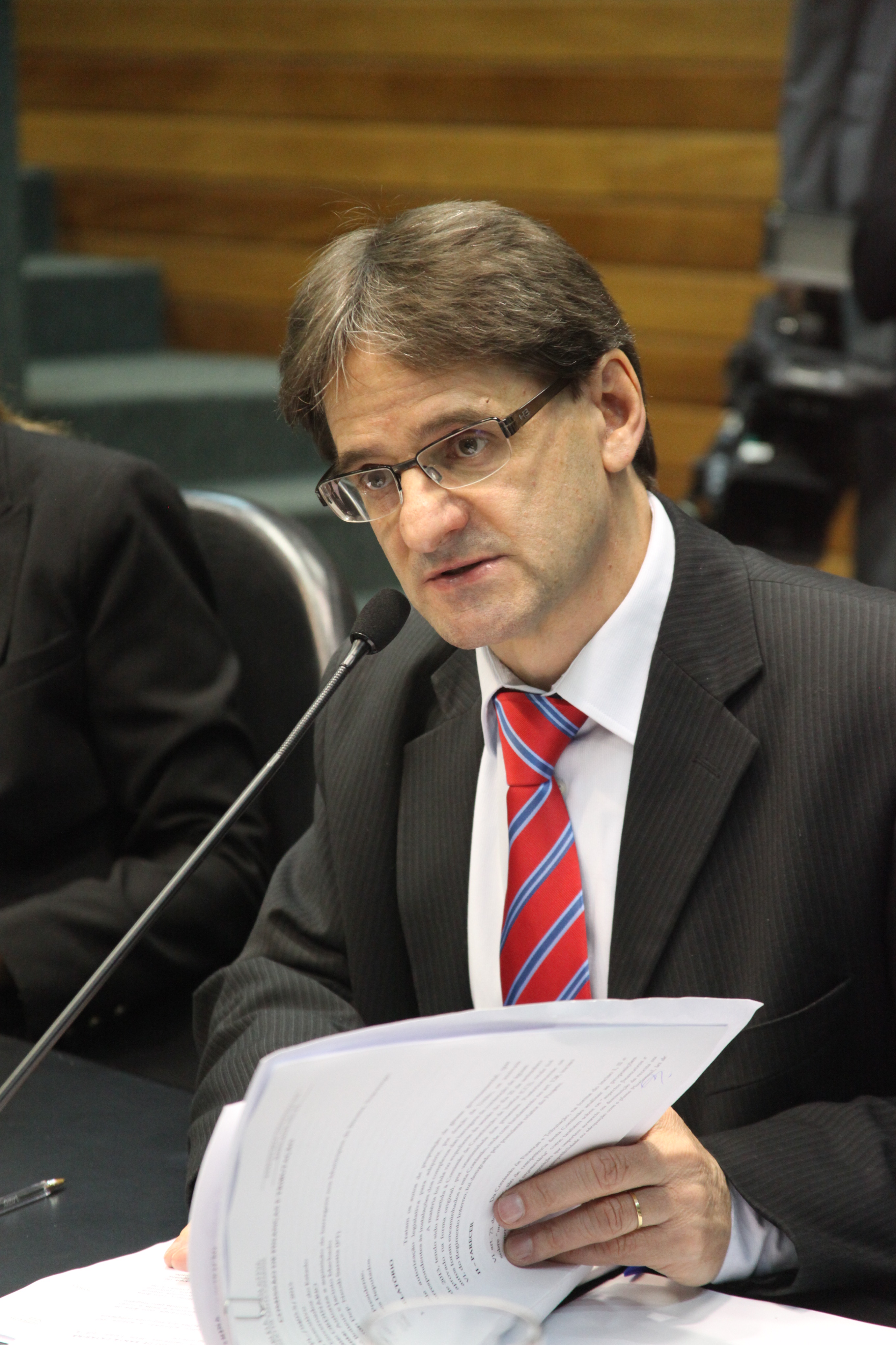 Deputado Neodi Saretta (PT). Comissão de Finanças e Tributação. Foto: Leonardo Gonçalves / Agência AL