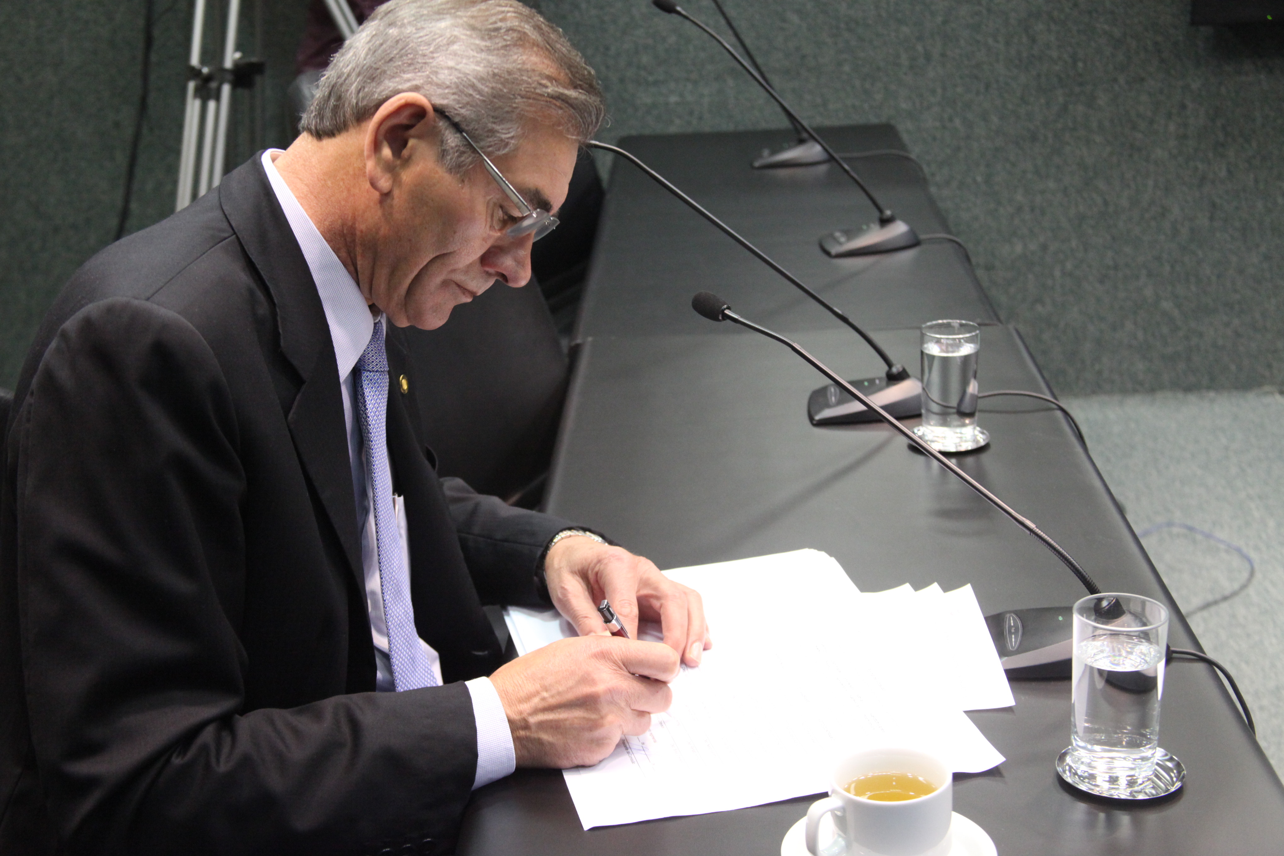 Deputado Silvio Dreveck (PP). Comissão de Finanças e Tributação. Foto: Leonardo Gonçalves / Agência AL