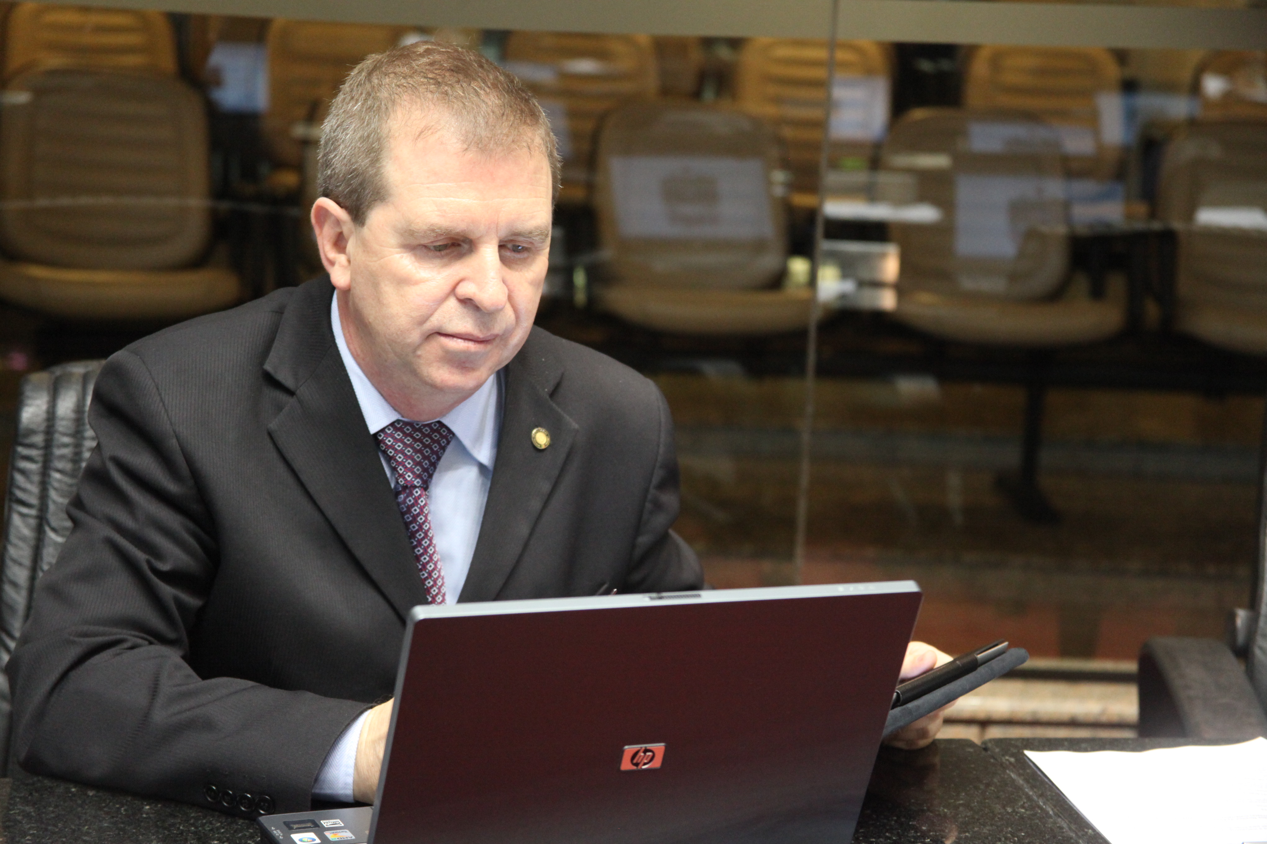 Deputado Maurício Eskudlark (PSD). Sessão Ordinária. Foto: Leonardo Gonçalves / Agência AL