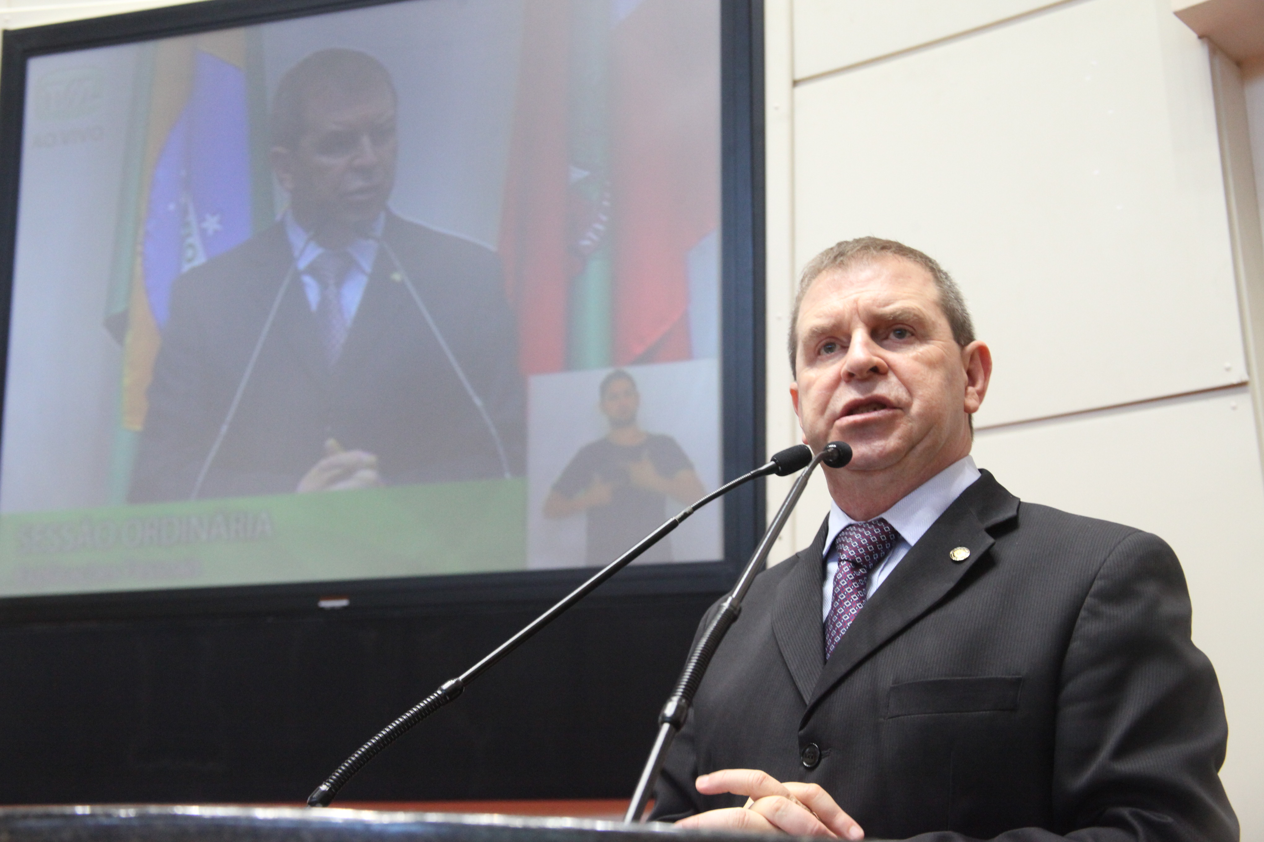 Deputado Maurício Eskudlark (PSD). Sessão Ordinária. Foto: Leonardo Gonçalves / Agência AL