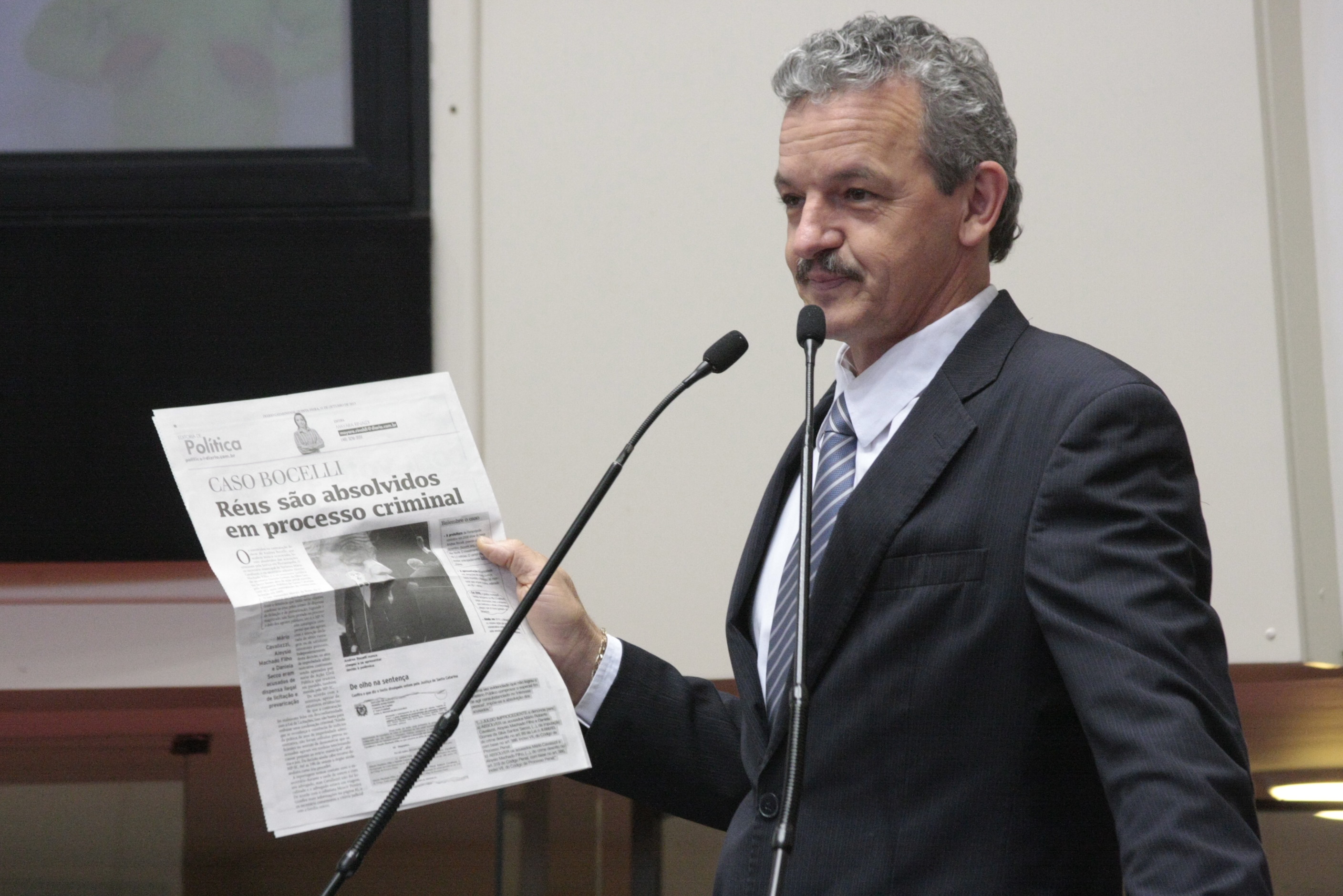 Dirceu Dresch (PT). Sessão Ordinária. Foto: Fábio Queiroz / Agencia AL