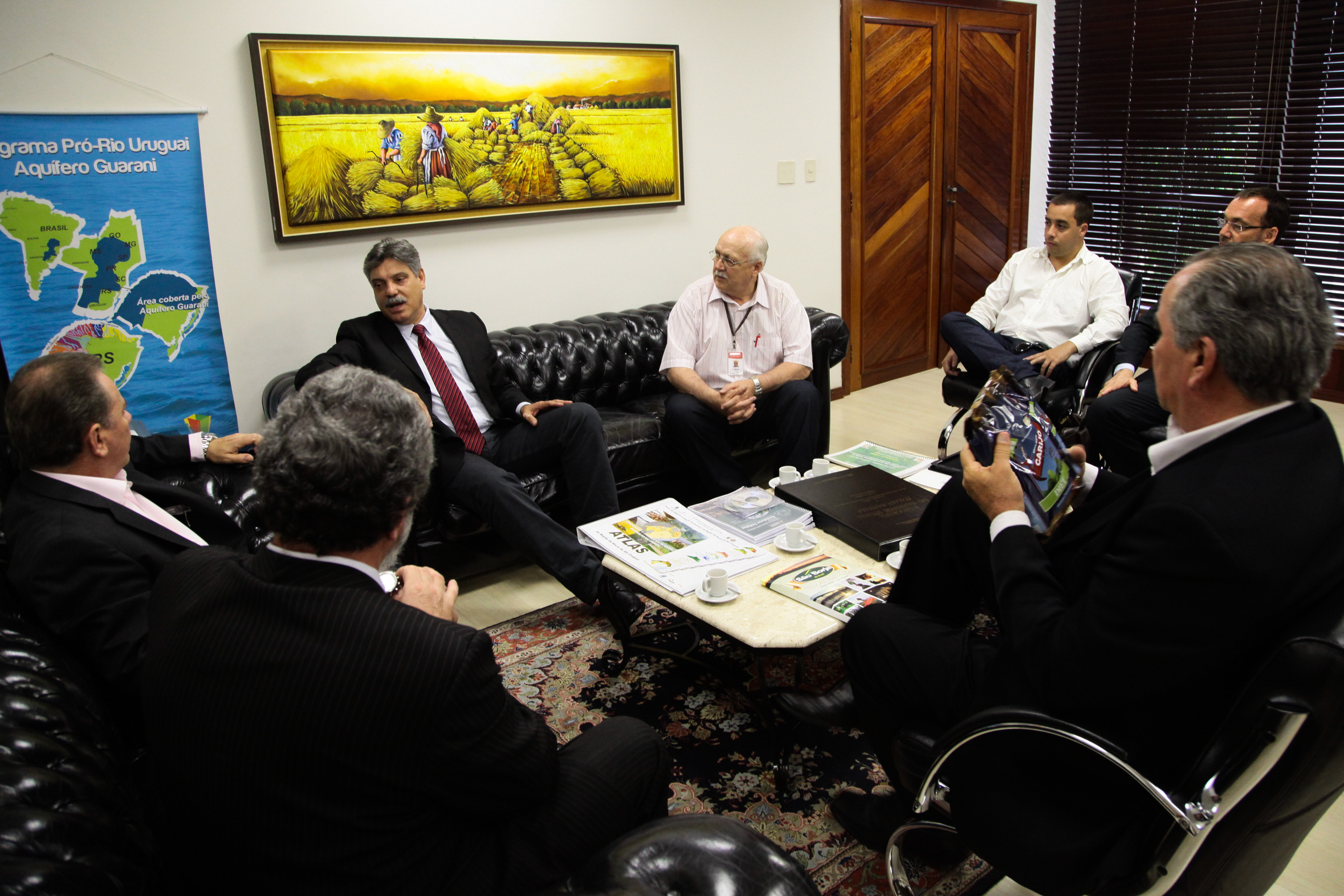 Visita do Deputado Estadual Jurandir Maciel (PTB/RS) - Foto: Juliana Stadnik/Agência AL