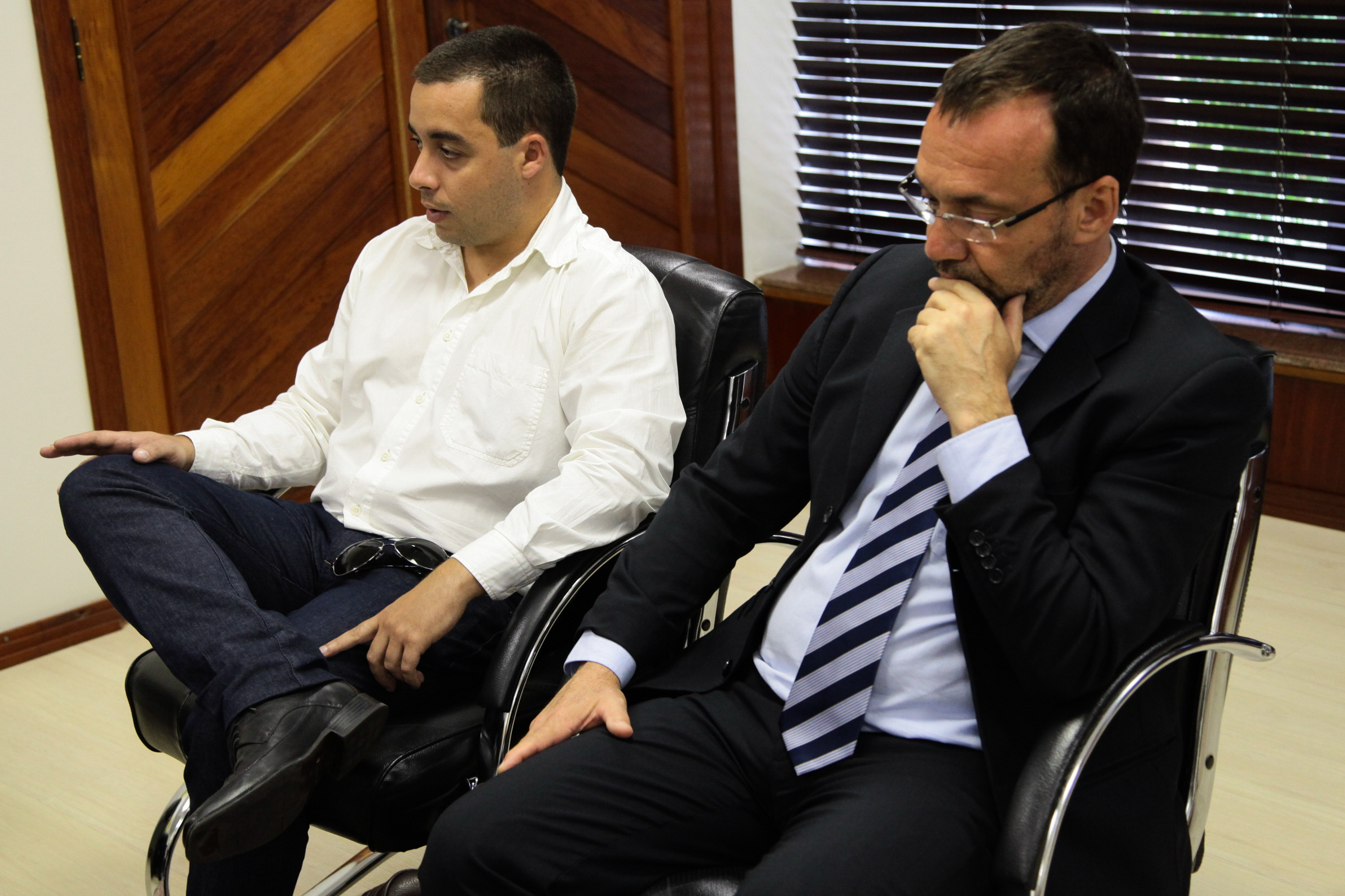 Visita do Deputado Estadual Jurandir Maciel (PTB/RS) - Foto: Juliana Stadnik/Agência AL