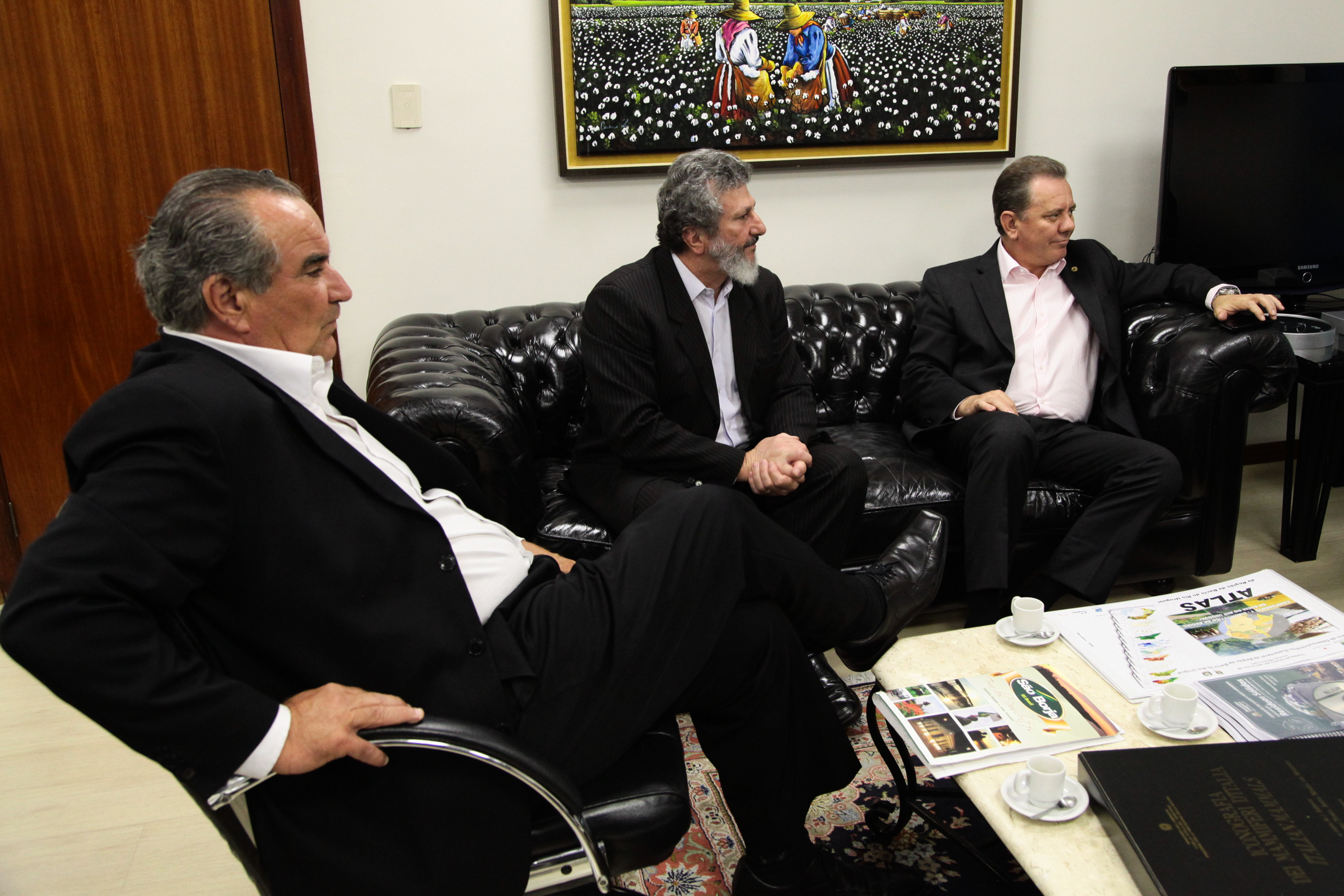 Visita do Deputado Estadual Jurandir Maciel (PTB/RS) - Foto: Juliana Stadnik/Agência AL