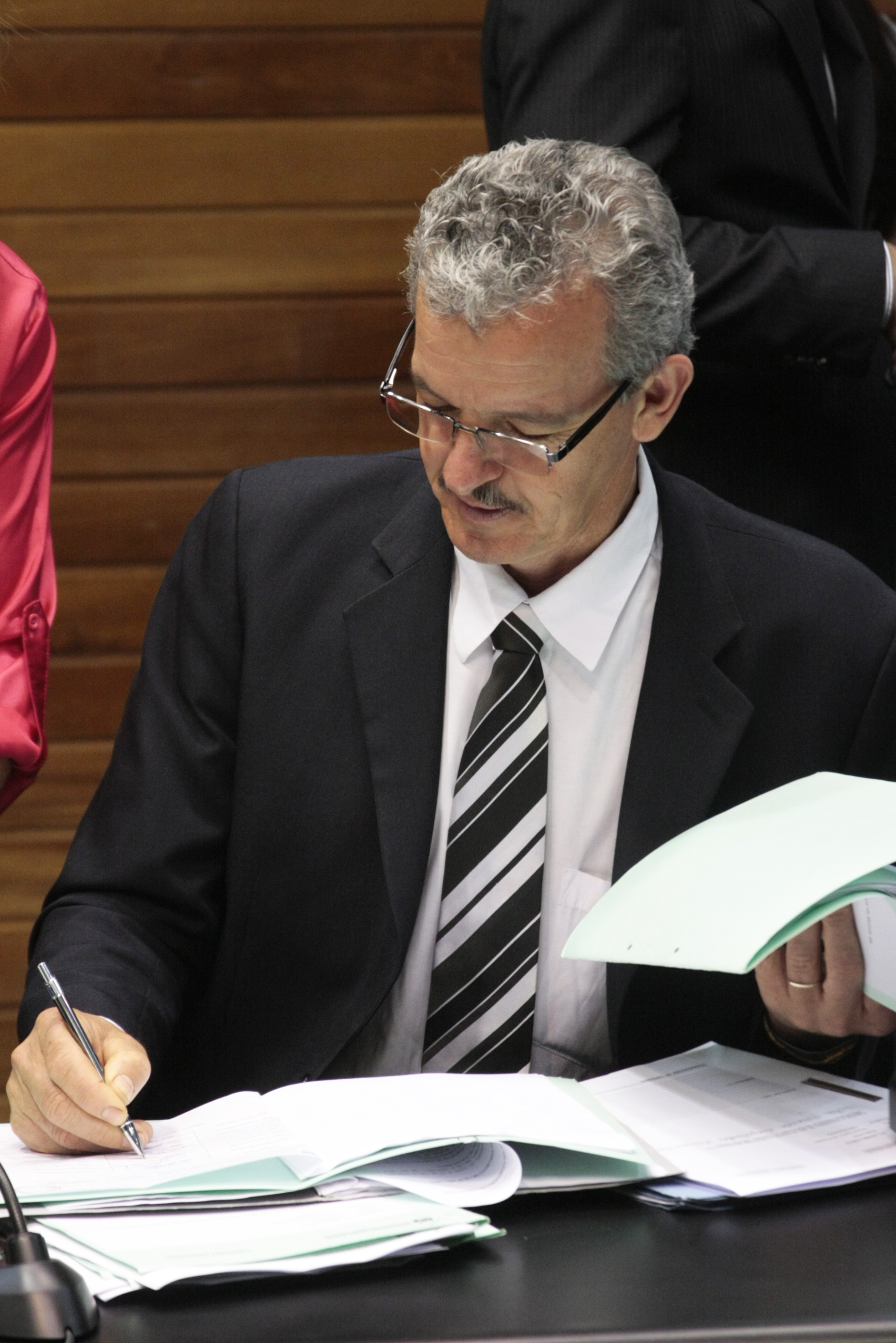 Deputado Dirceu Dresch (PT). Comissão de Constituição e Justiça. Foto: Leonardo Gonçalves / Agência AL