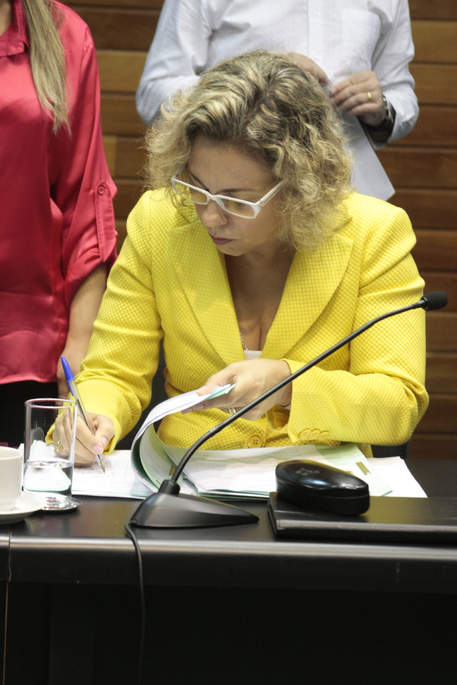 Deputada Ana Paula (PT). Comissão de Constituição e Justiça. Foto: Leonardo Gonçalves / Agência AL
