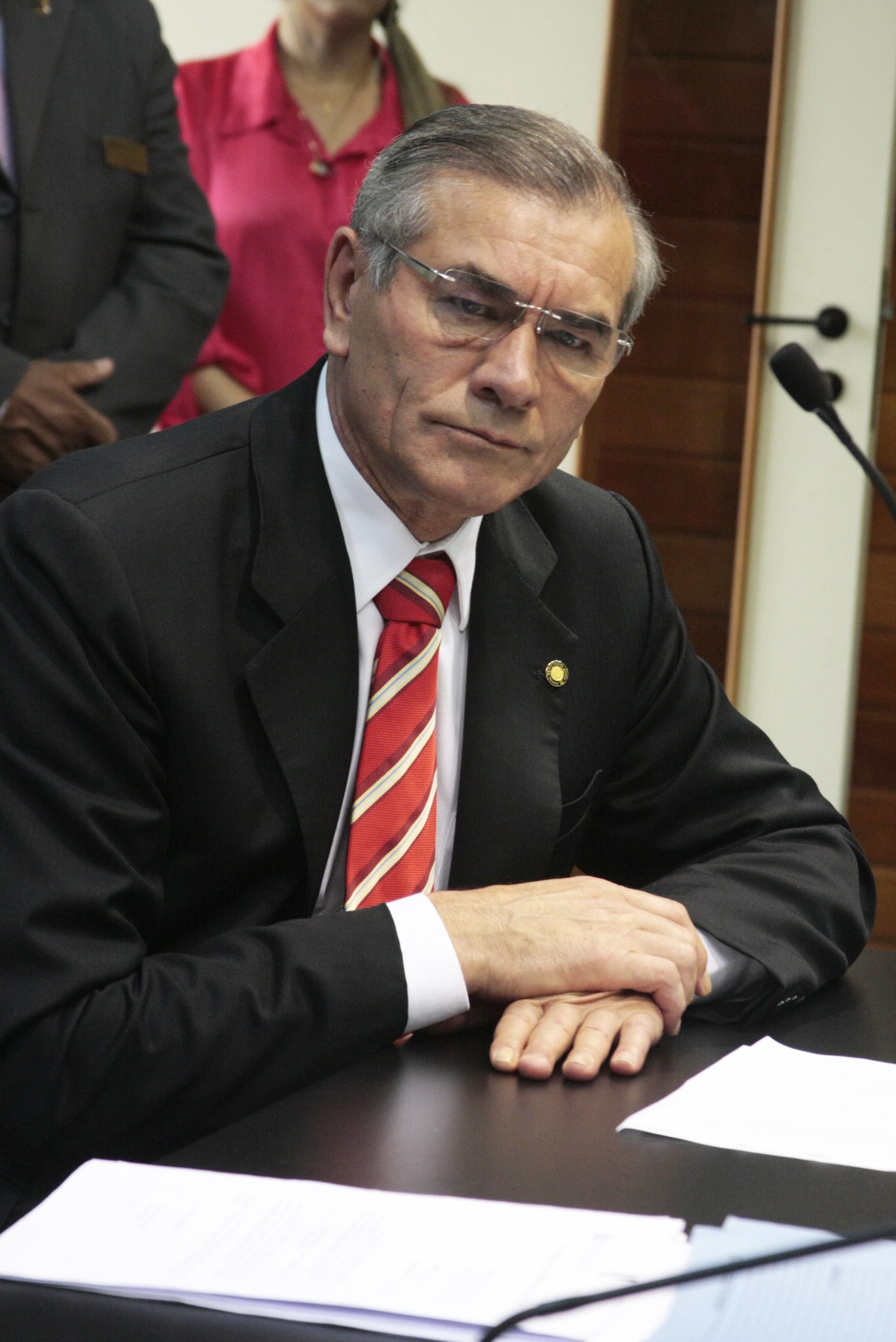 Deputado Silvio Dreveck (PP). Comissão de Constituição e Justiça. Foto: Leonardo Gonçalves / Agência AL
