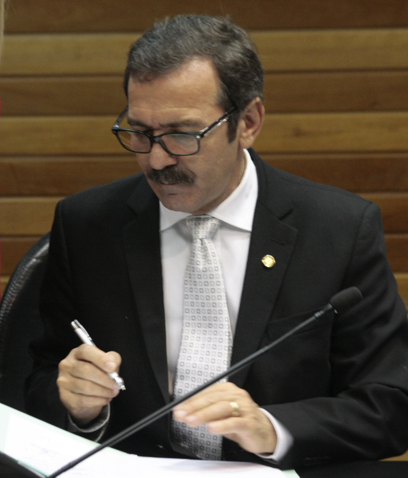 Deputado Serafim Venzon (PSDB). Comissão de Constituição e Justiça. Foto: Leonardo Gonçalves / Agência AL