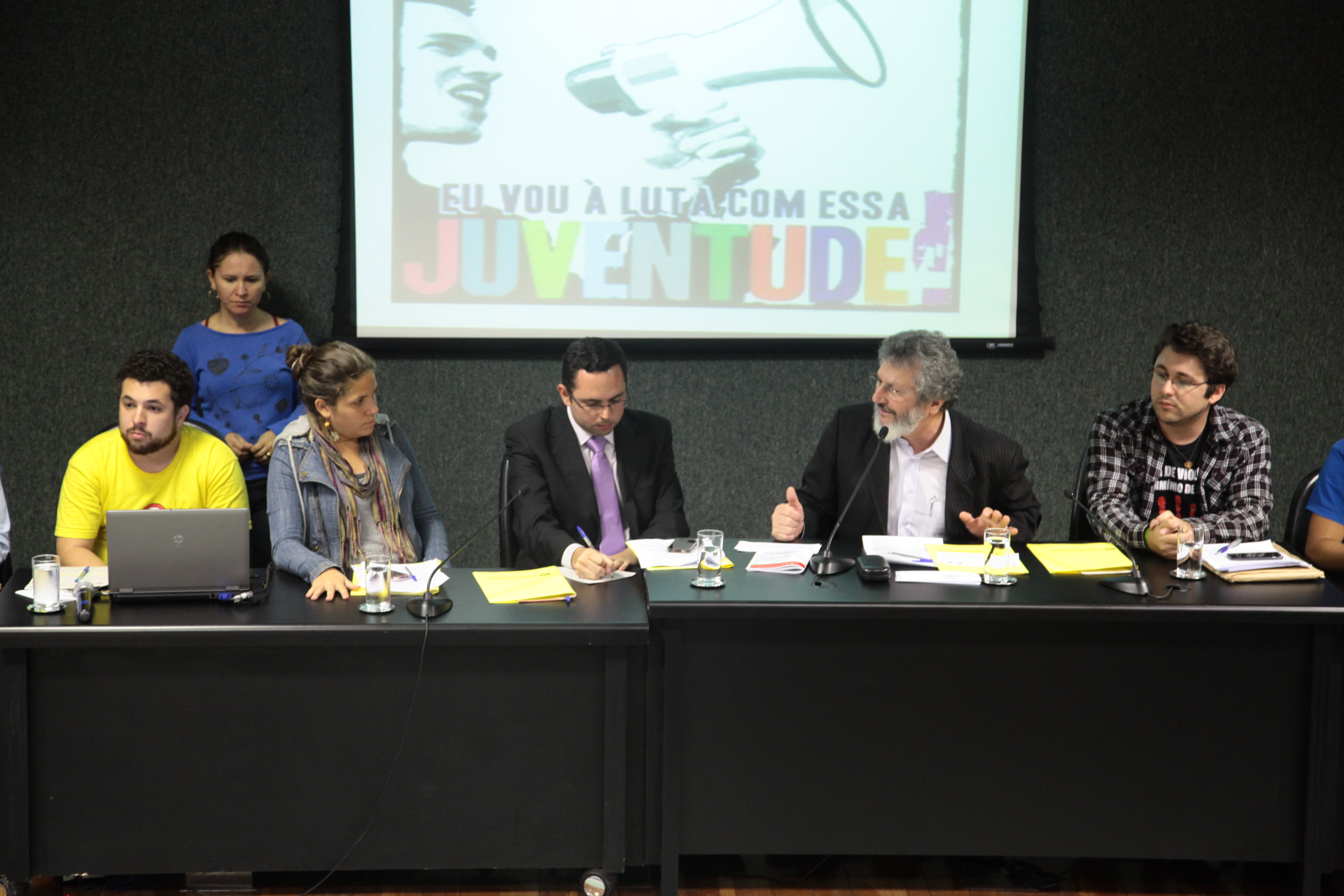 Audiência Pública sobre o PL nº 284.5/2013, que institui o Conselho Estadual da Juventude de Santa Catarina. Foto: Miriam Zomer/ Agência AL