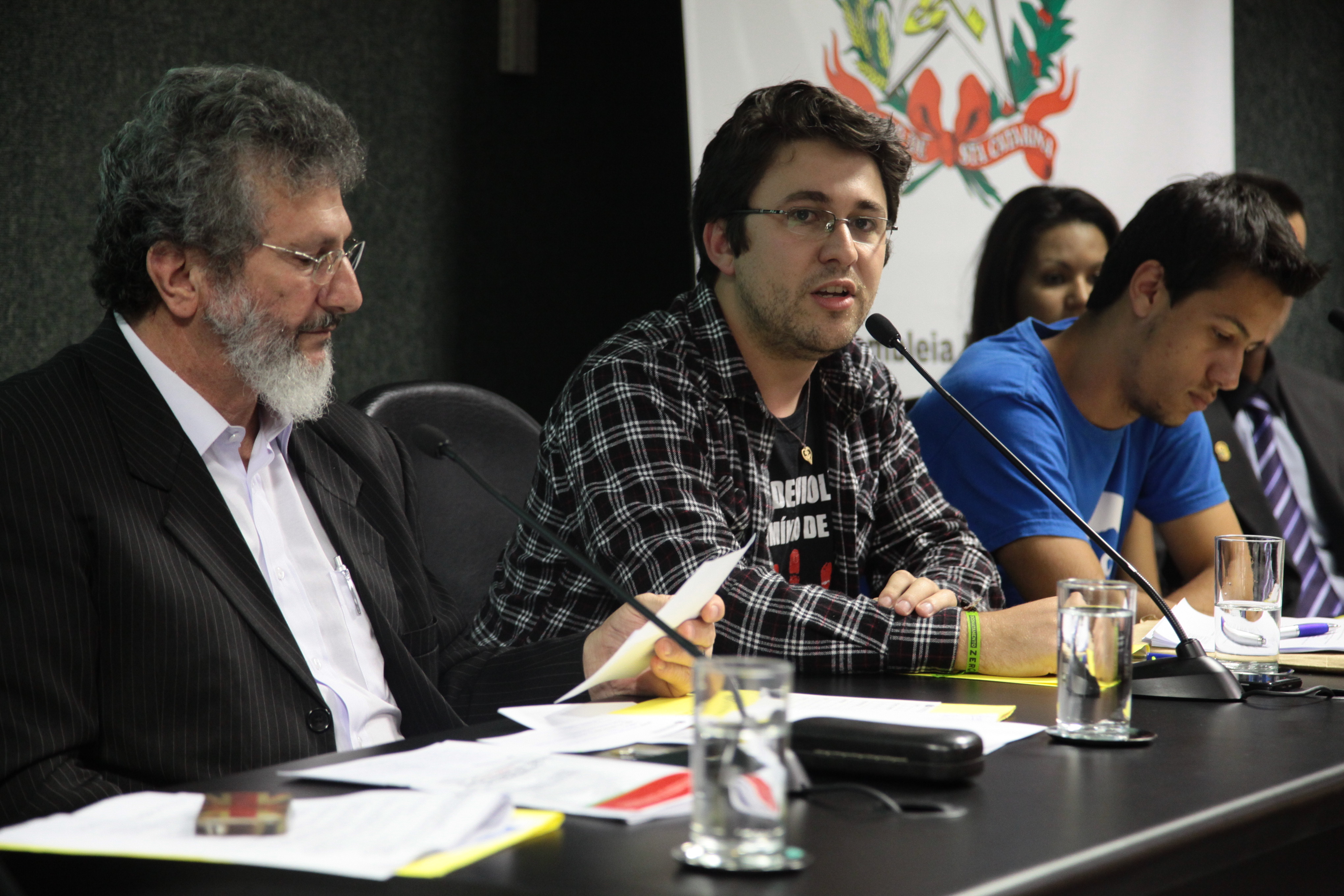 Audiência Pública sobre o PL nº 284.5/2013, que institui o Conselho Estadual da Juventude de Santa Catarina. Foto: Miriam Zomer/ Agência AL