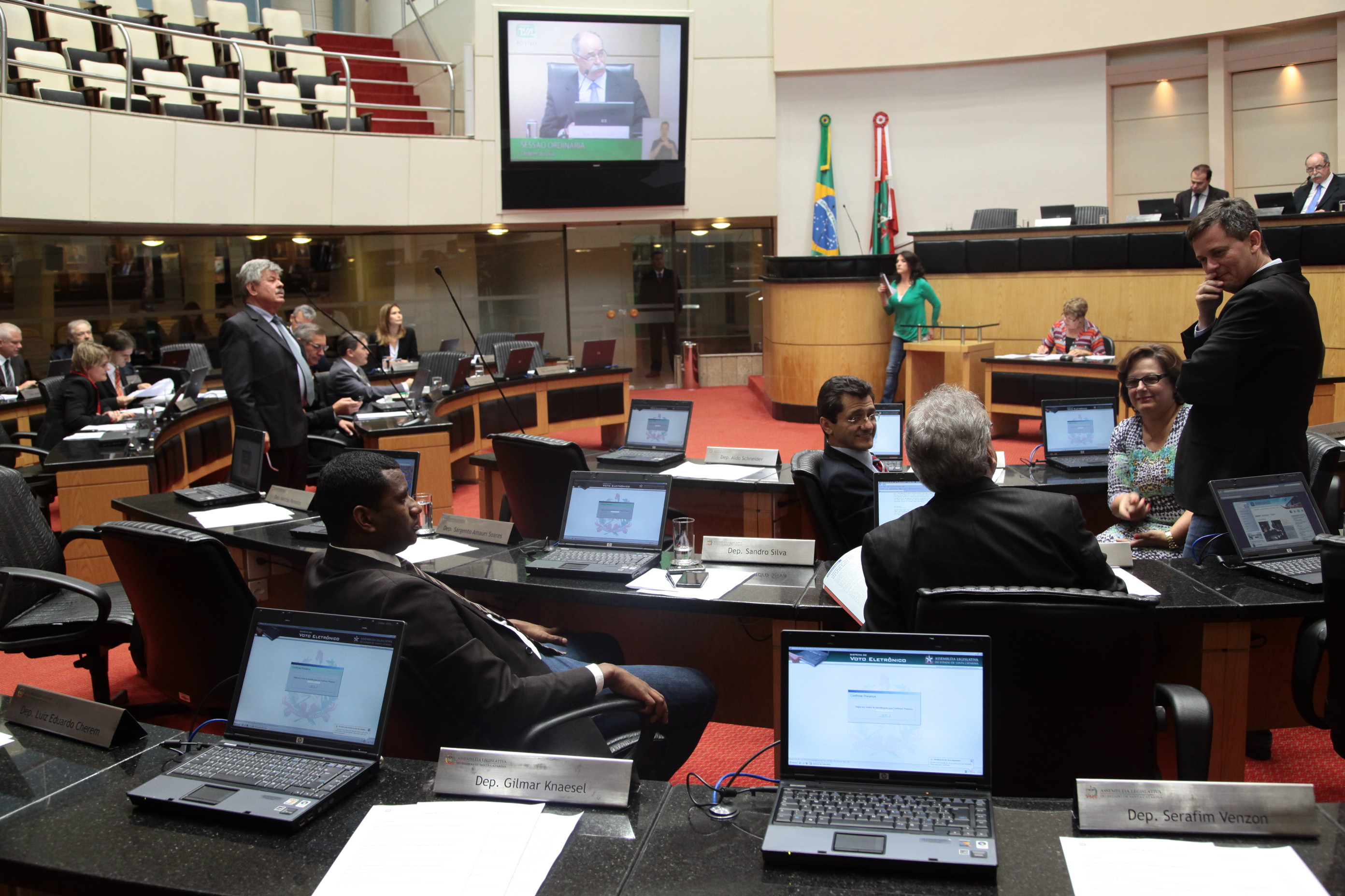 Sessão Ordinária - Plenário Osni Régis. Foto: Miriam Zomer/ Agência AL