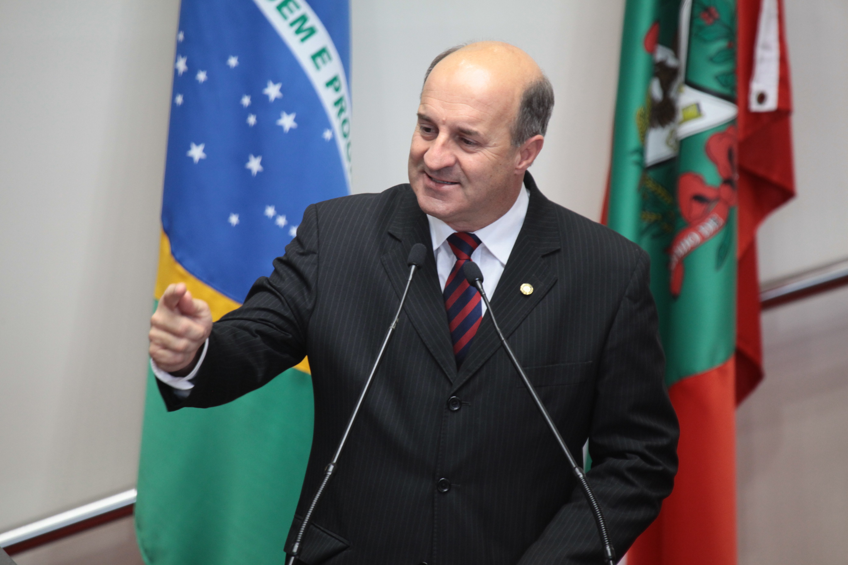 Deputado Milton Scheffer (PP). Sessão Ordinária - Plenário Osni Régis. Foto: Miriam Zomer/ Agência AL