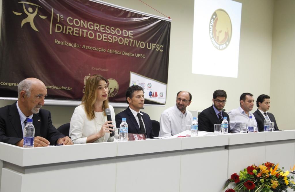 I Congresso de Direito Desportivo Mesa de Autoridades    Foto Carlos Kilian/Agencia AL