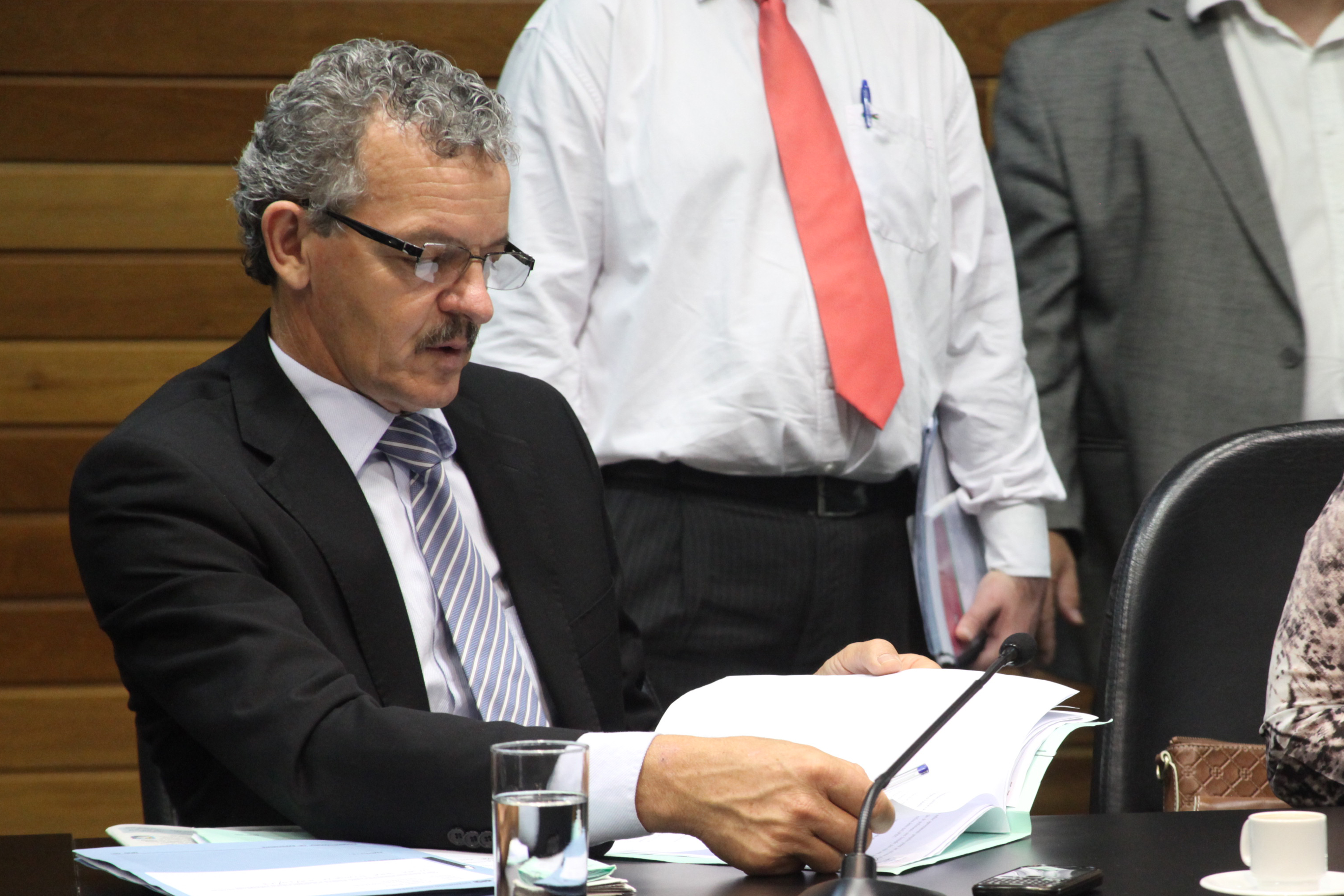 Deputado Dirceu Dresch (PT). Comissão de Constituição e Justiça. Foto: Leonardo Gonçalves / Agência AL